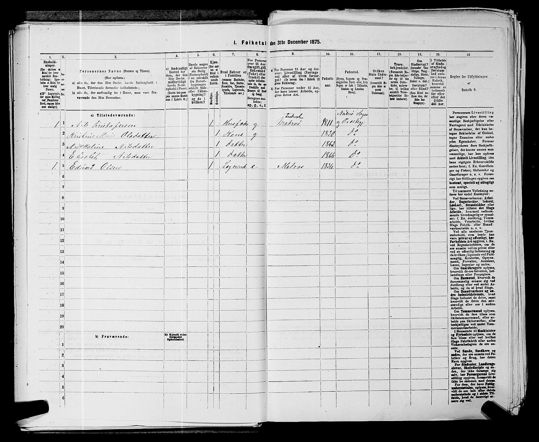 SAKO, 1875 census for 0722P Nøtterøy, 1875, p. 1417