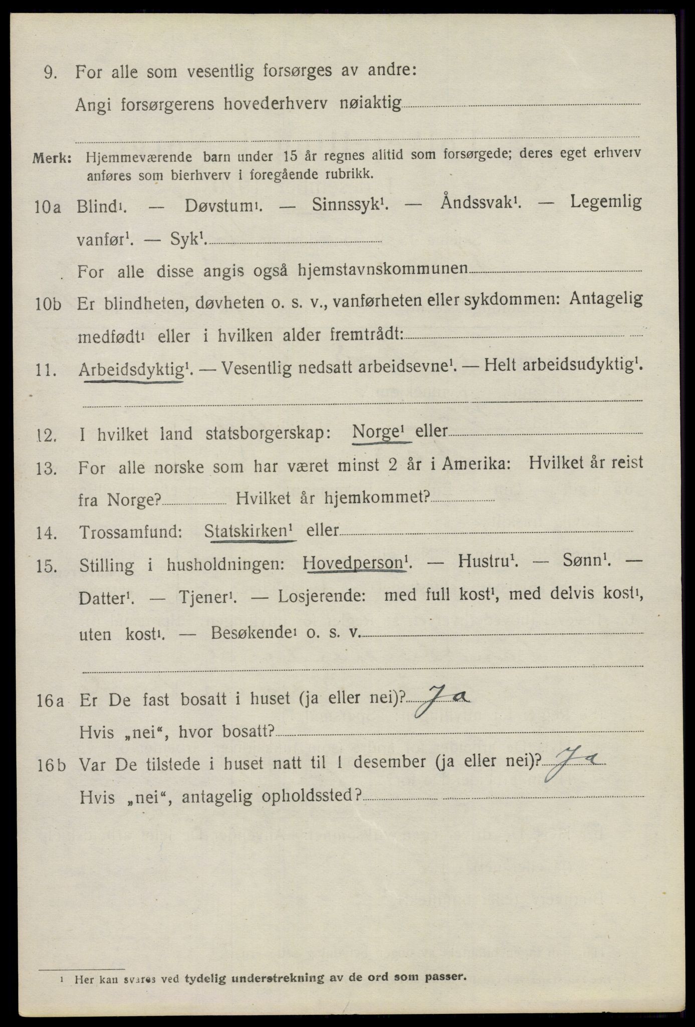 SAO, 1920 census for Ås, 1920, p. 6909