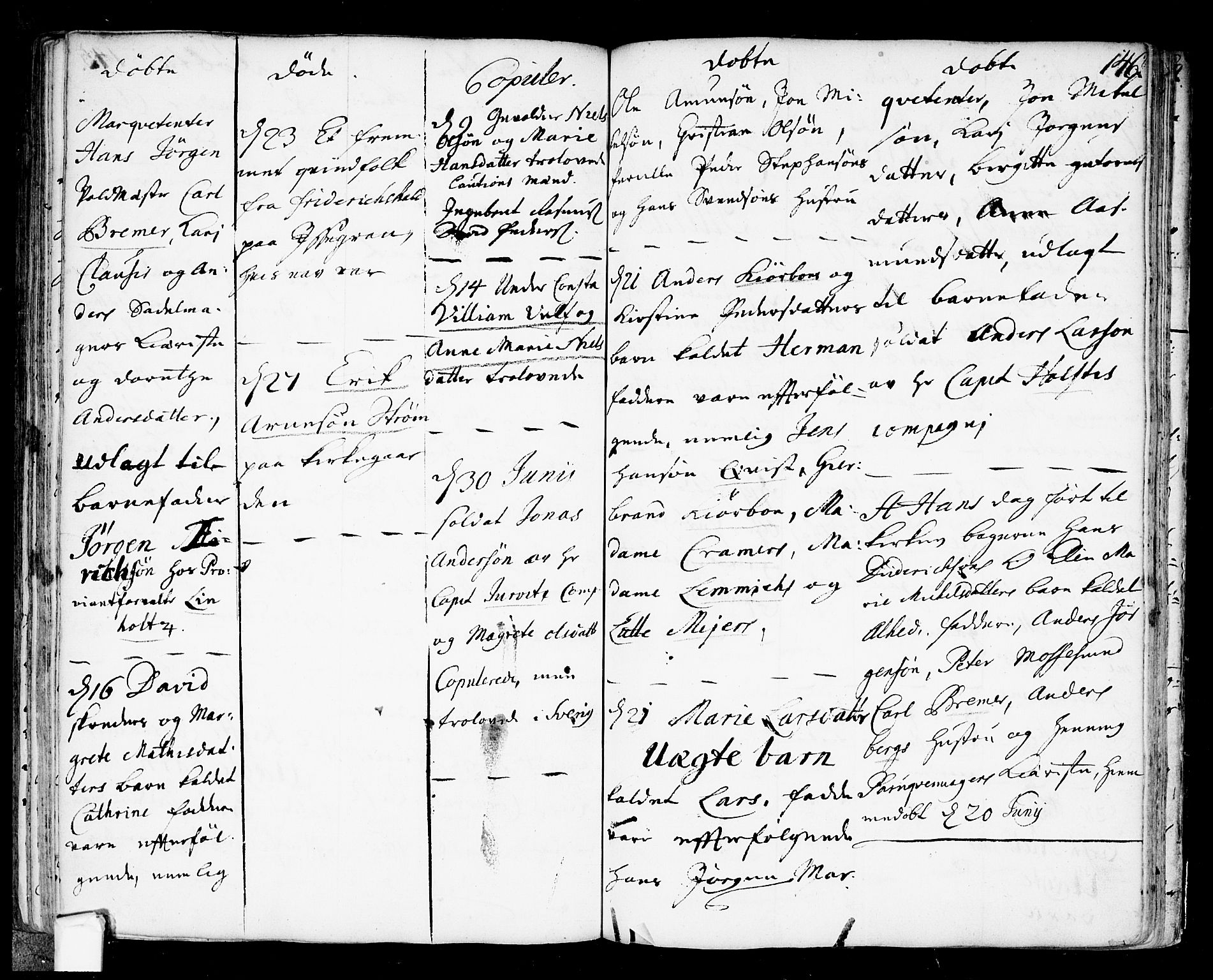 Fredrikstad prestekontor Kirkebøker, SAO/A-11082/F/Fa/L0001: Parish register (official) no. 1, 1717-1731, p. 146