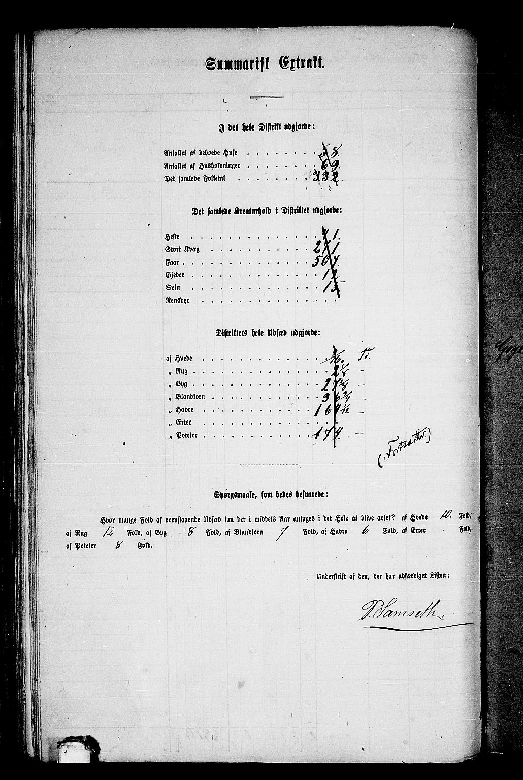 RA, 1865 census for Grytten, 1865, p. 97