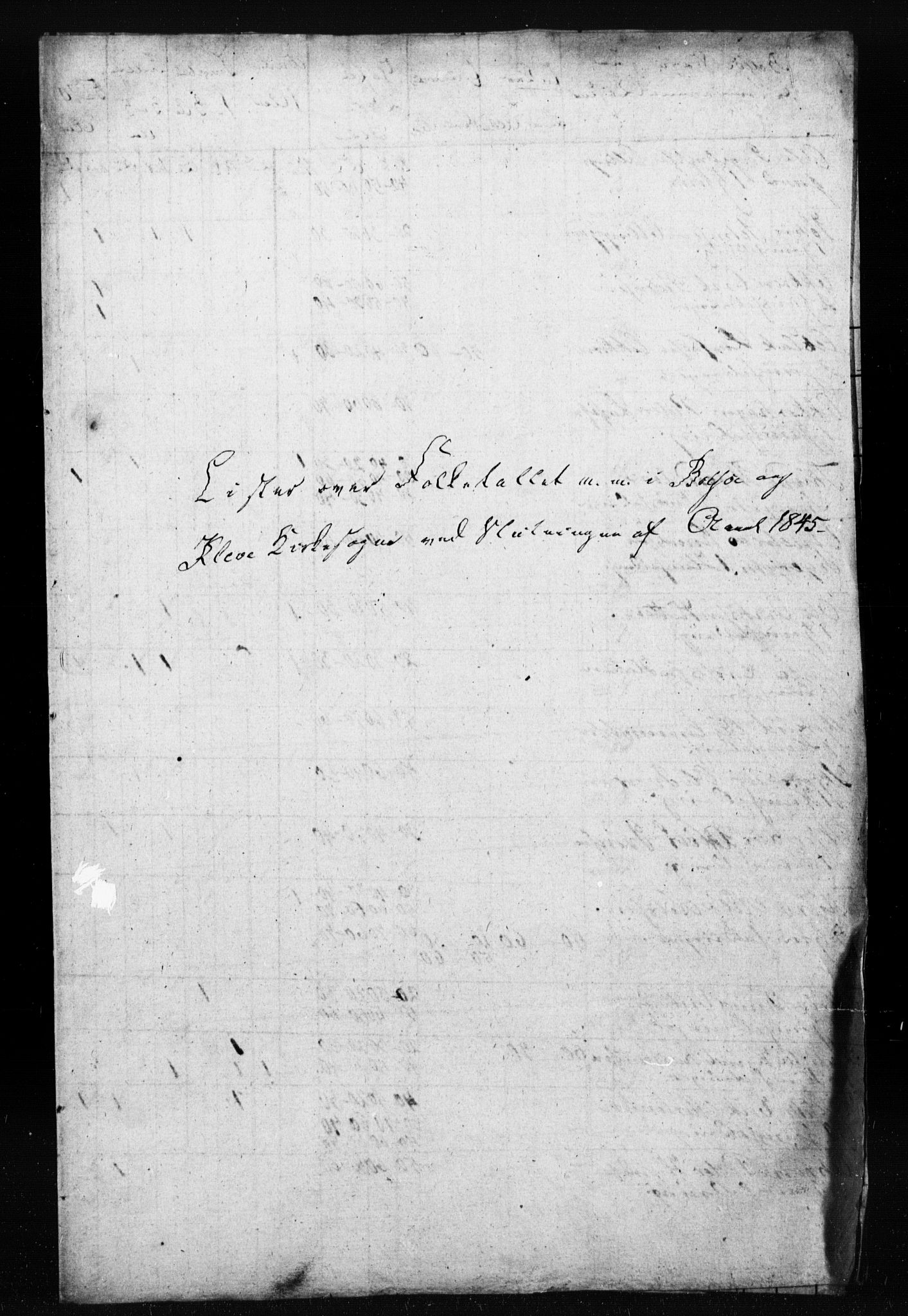 , Census 1845 for Bolsøy, 1845, p. 2