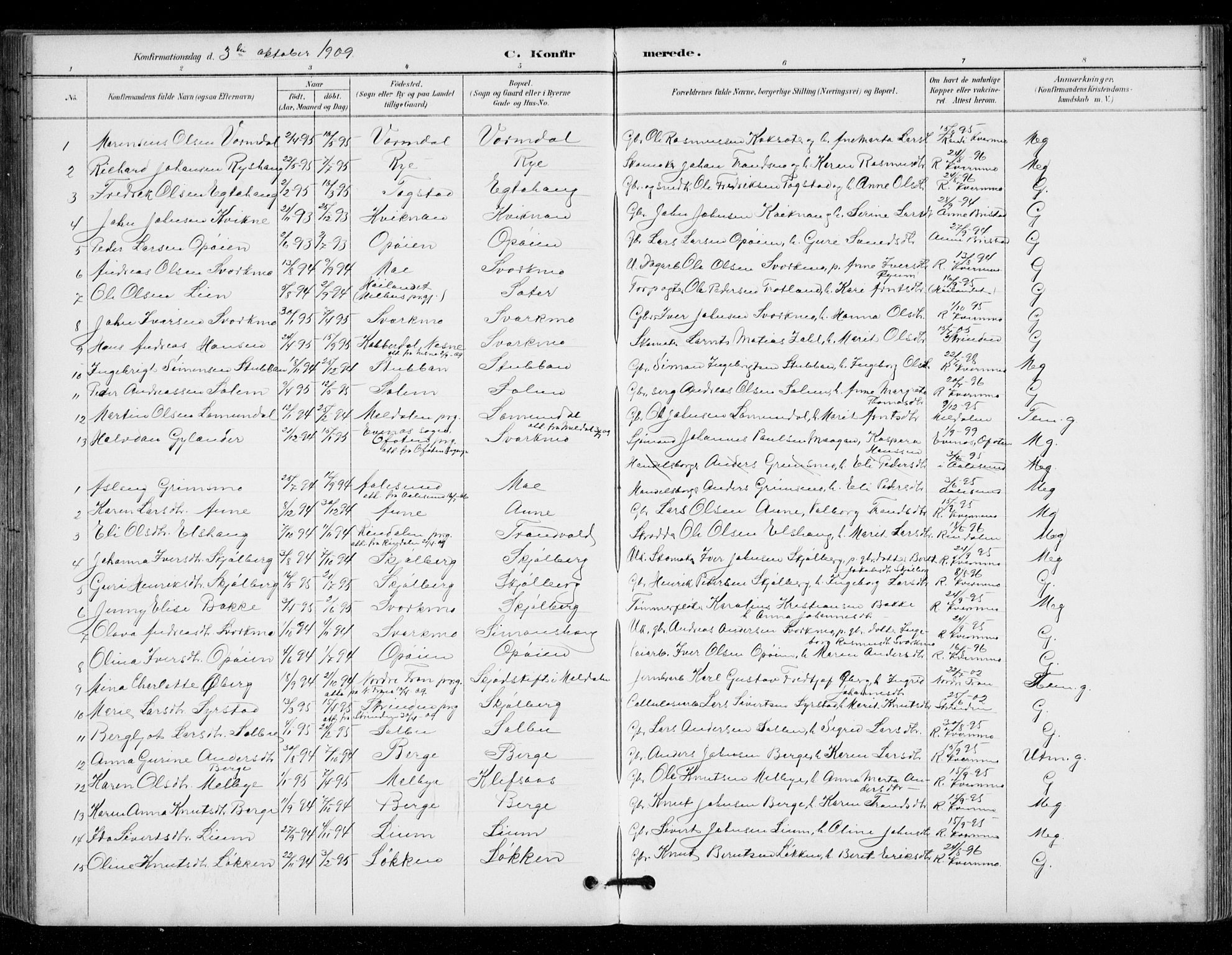 Ministerialprotokoller, klokkerbøker og fødselsregistre - Sør-Trøndelag, AV/SAT-A-1456/671/L0841: Parish register (official) no. 671A03, 1893-1915