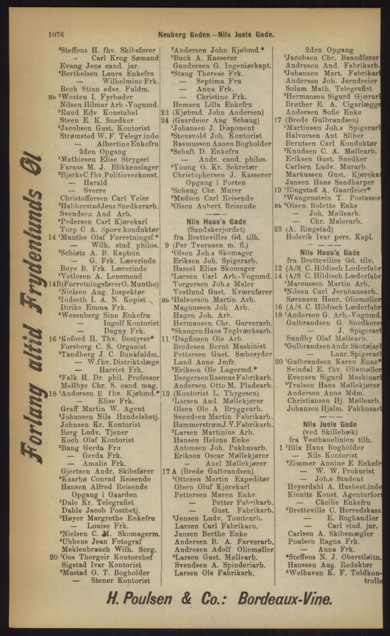 Kristiania/Oslo adressebok, PUBL/-, 1903, p. 1076