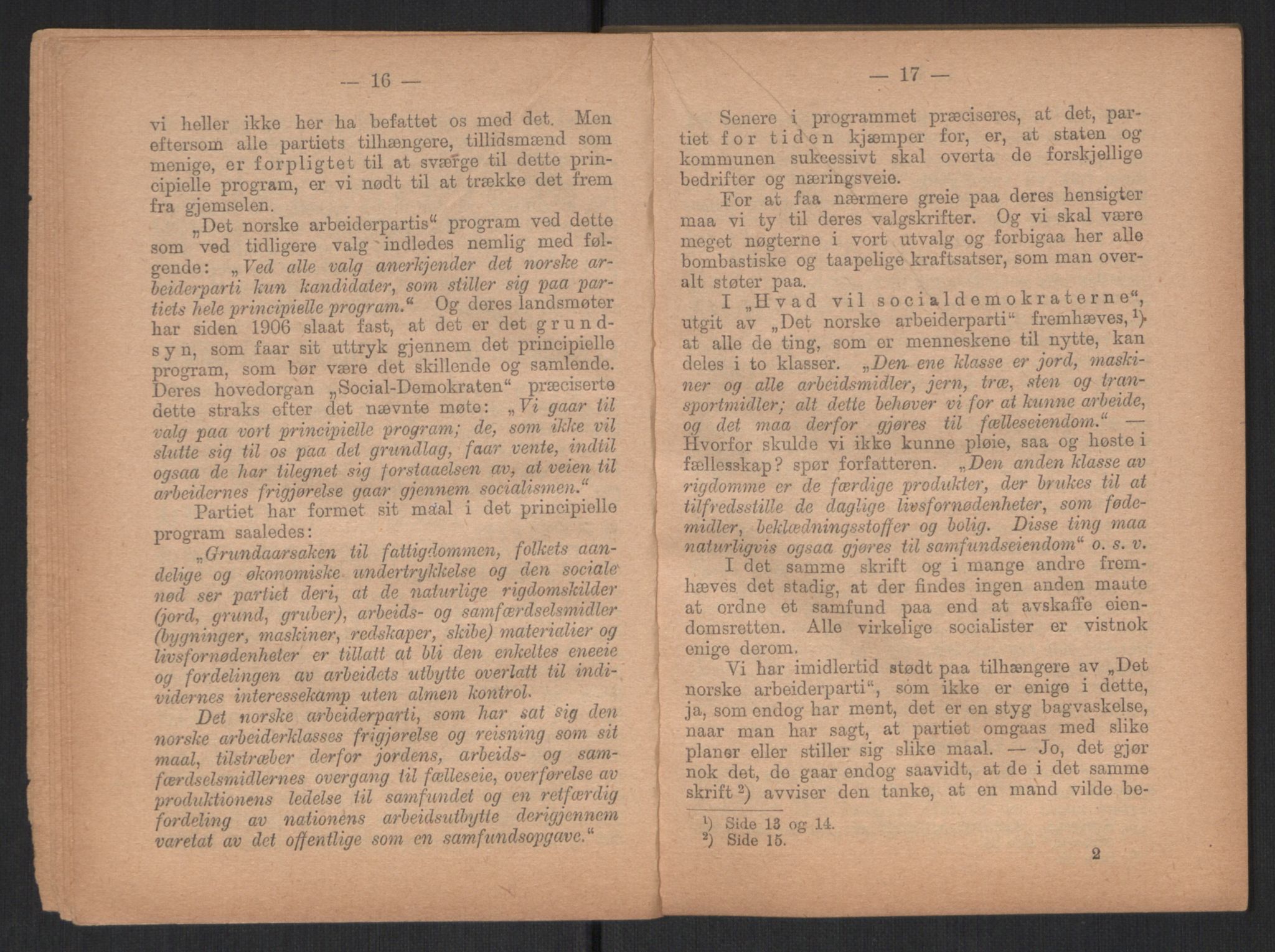 Venstres Hovedorganisasjon, RA/PA-0876/X/L0001: De eldste skrifter, 1860-1936, p. 872