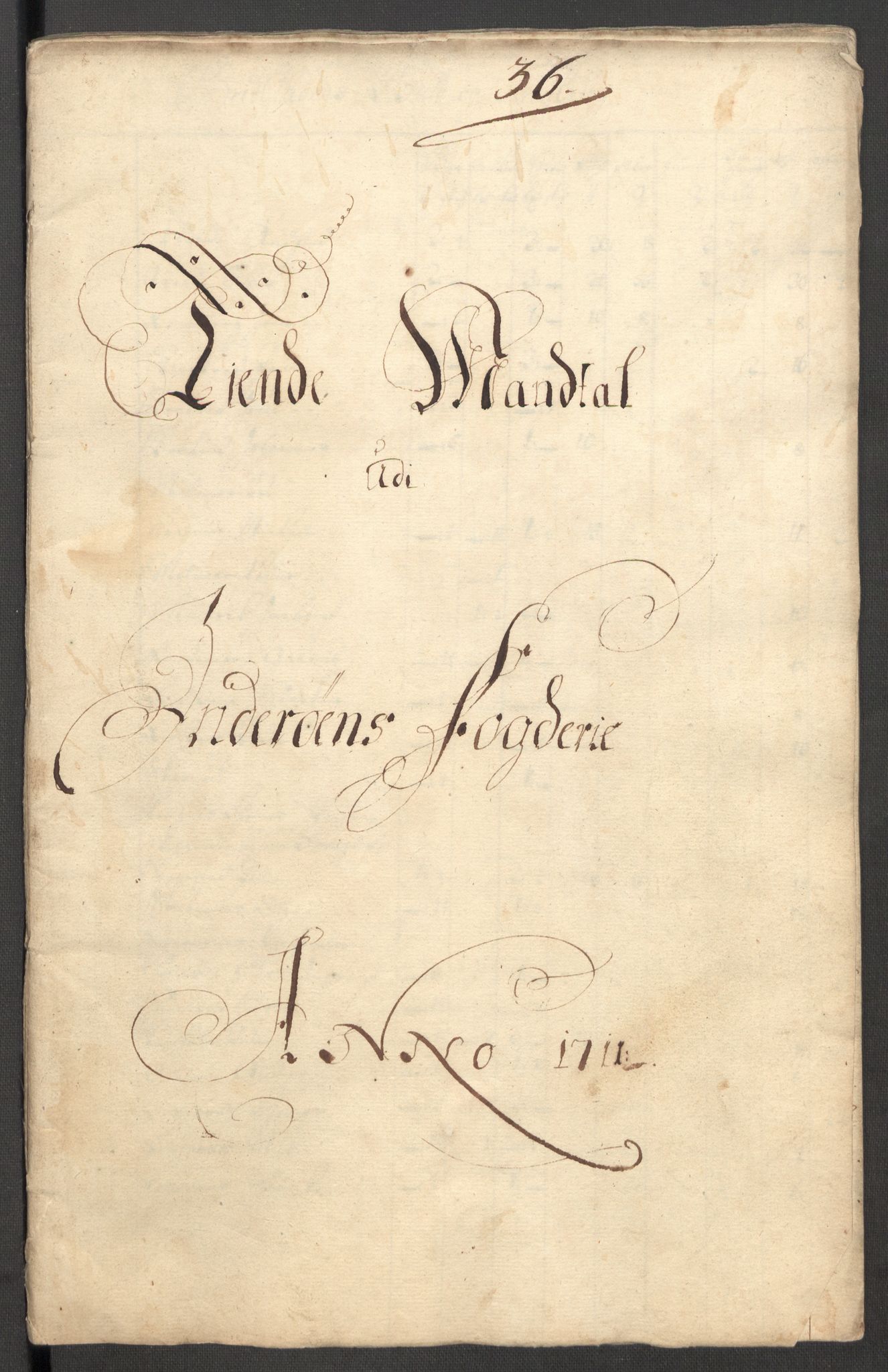 Rentekammeret inntil 1814, Reviderte regnskaper, Fogderegnskap, RA/EA-4092/R63/L4319: Fogderegnskap Inderøy, 1711, p. 356