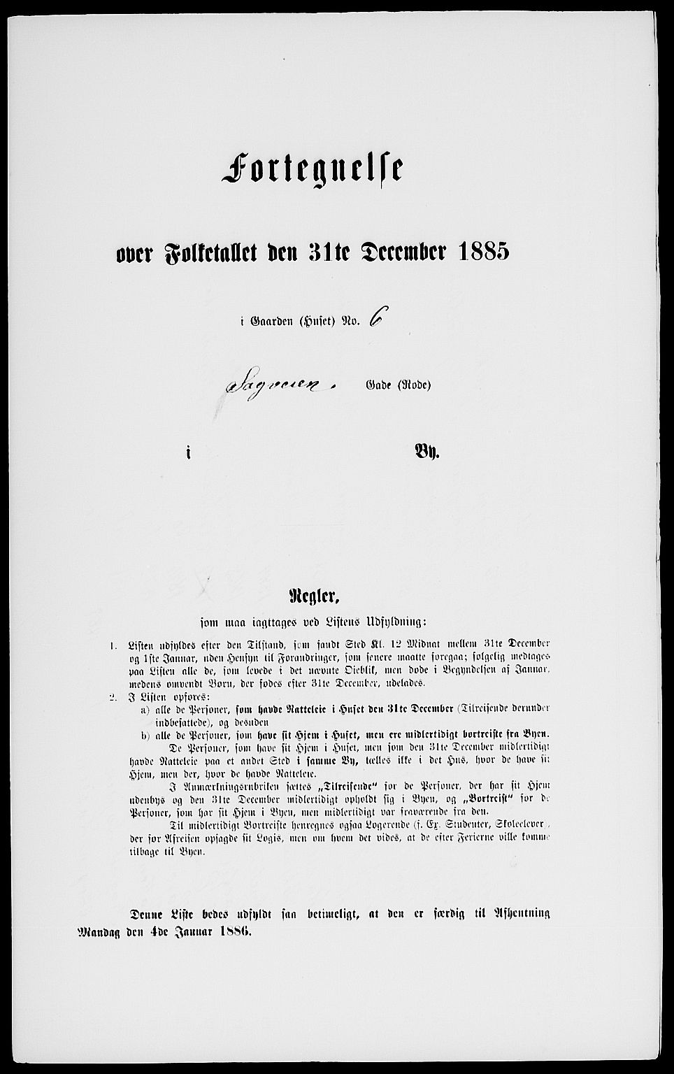 RA, 1885 census for 0301 Kristiania, 1885, p. 6652