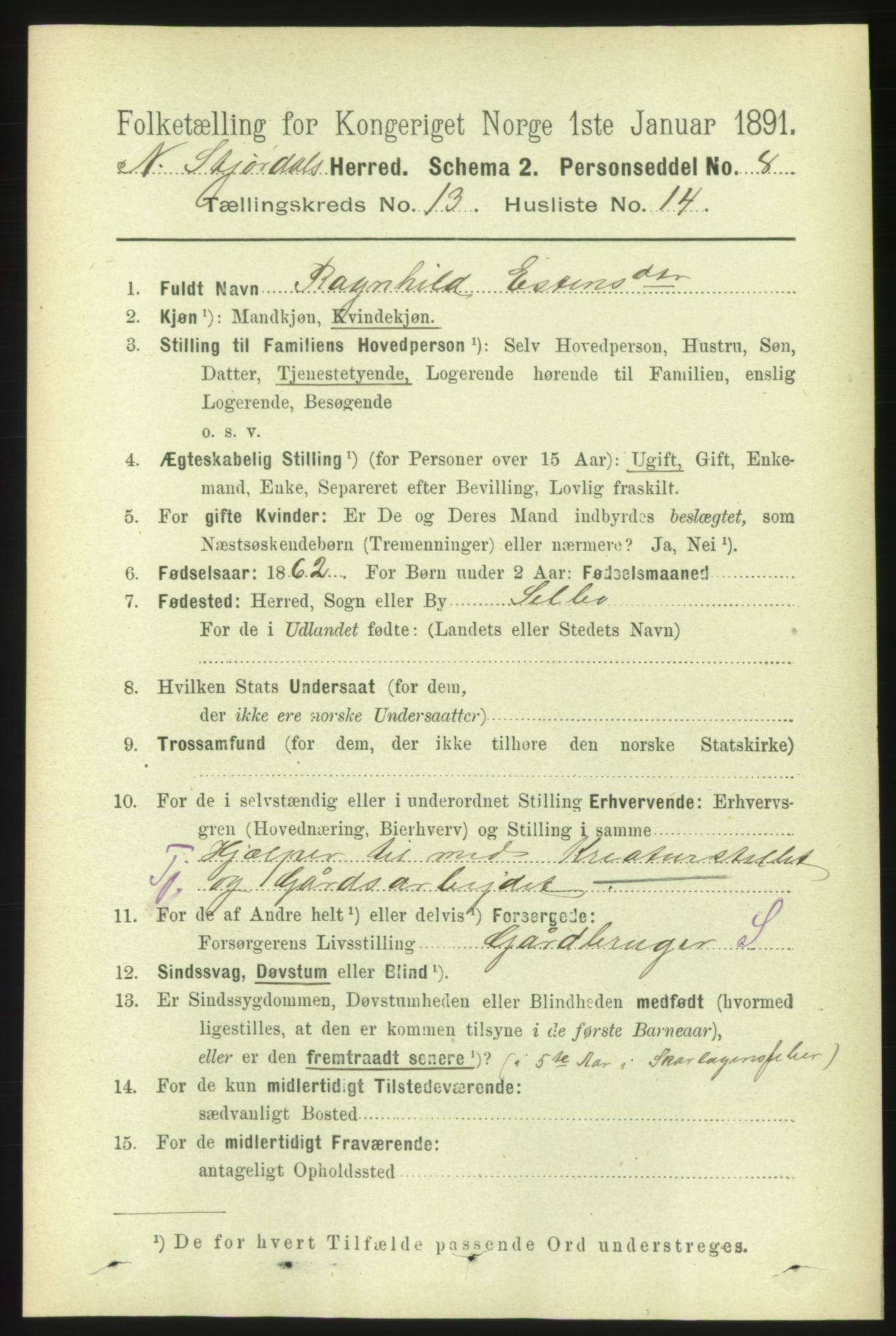 RA, 1891 census for 1714 Nedre Stjørdal, 1891, p. 6292