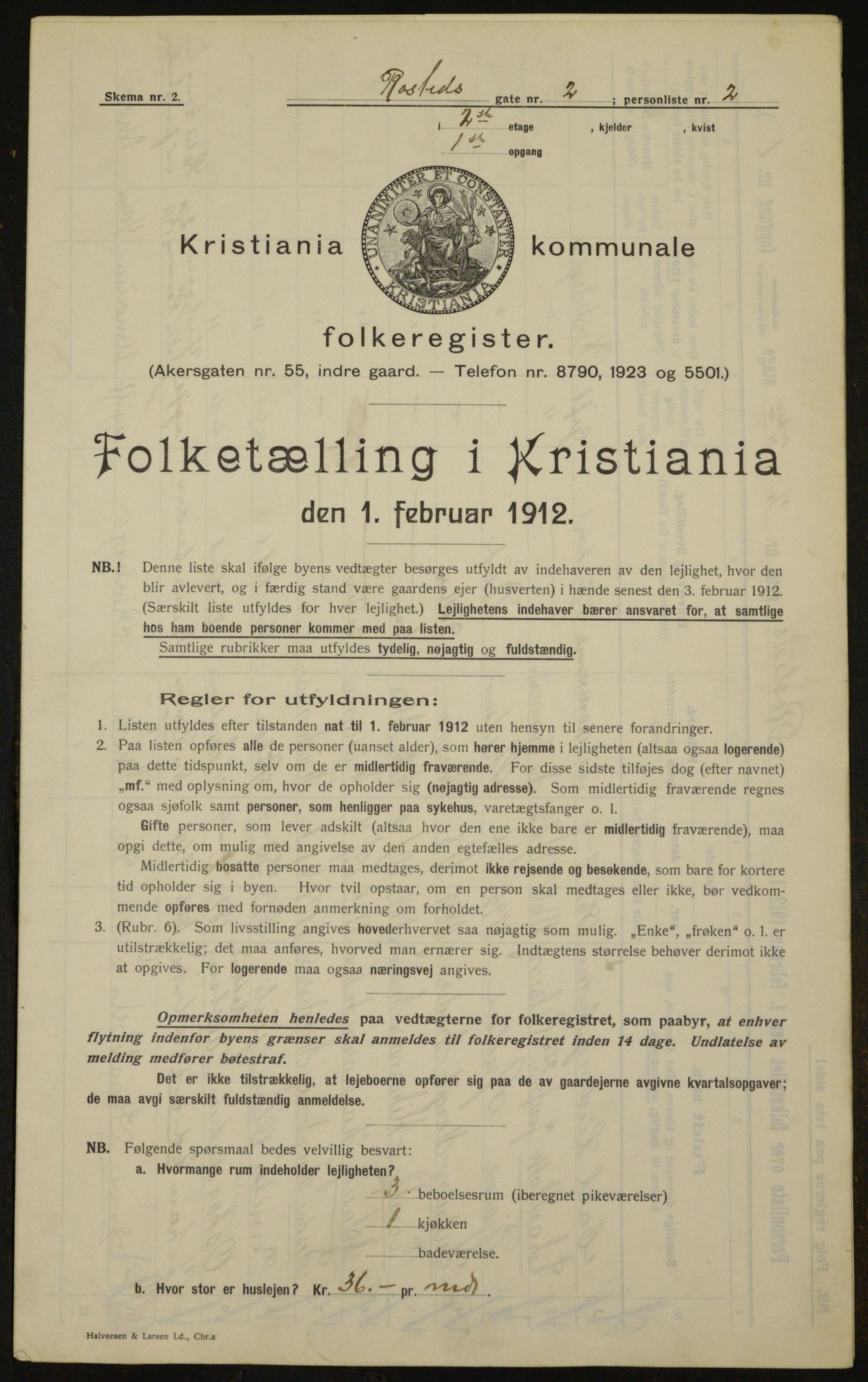 OBA, Municipal Census 1912 for Kristiania, 1912, p. 84271