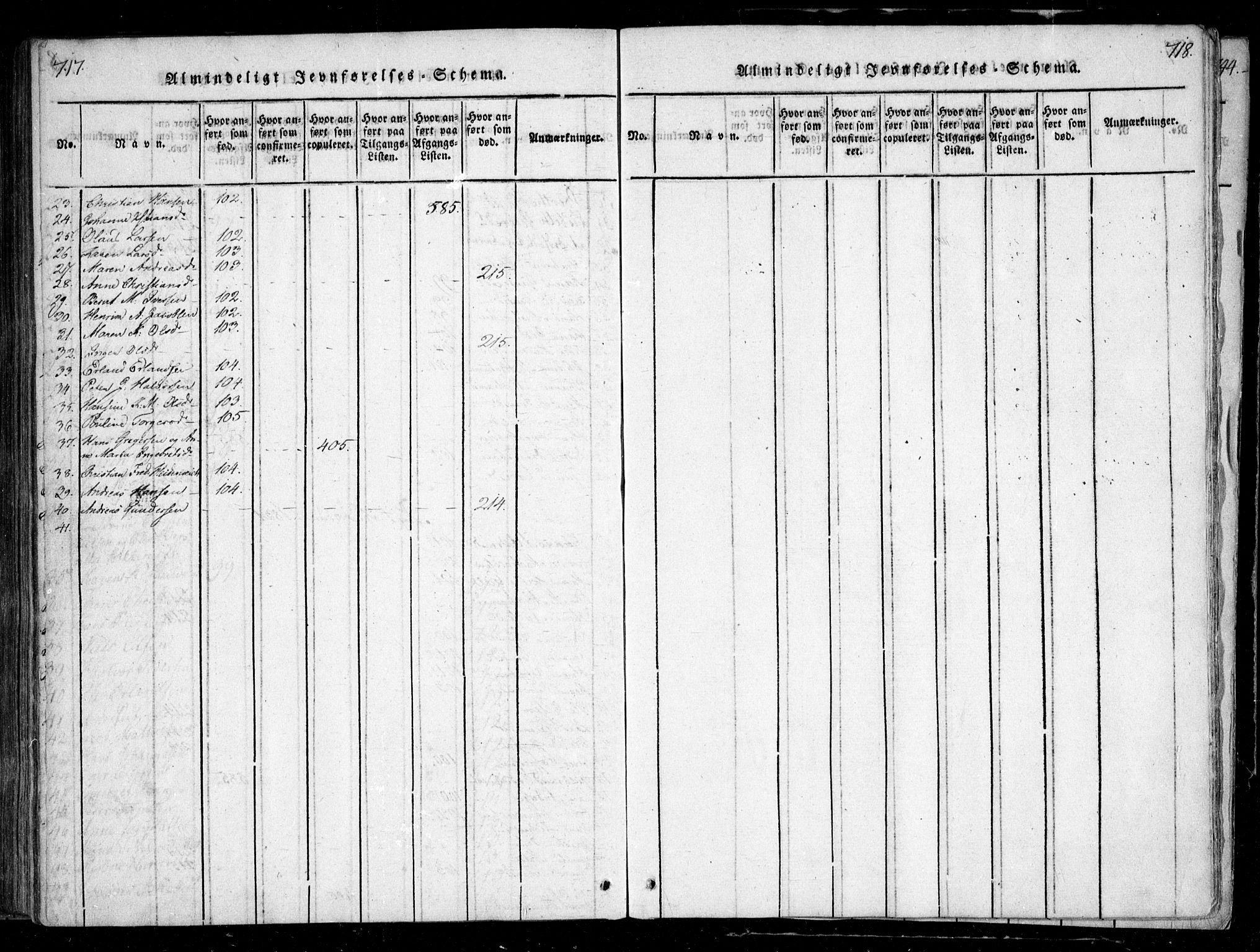 Nesodden prestekontor Kirkebøker, AV/SAO-A-10013/F/Fa/L0006: Parish register (official) no. I 6, 1814-1847, p. 717-718