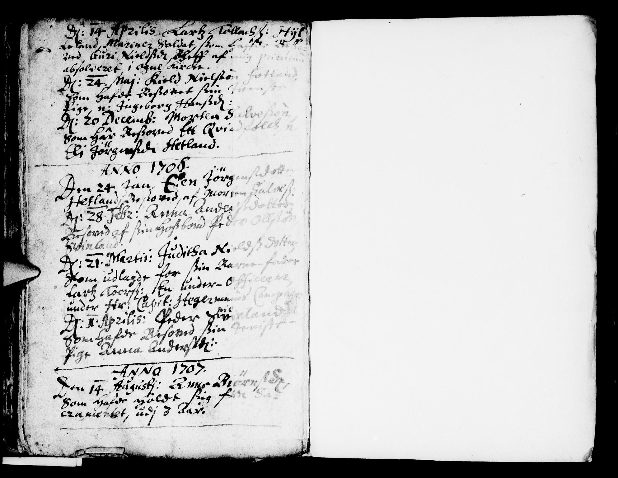 Eigersund sokneprestkontor, SAST/A-101807/S08/L0001: Parish register (official) no. A 1, 1664-1717