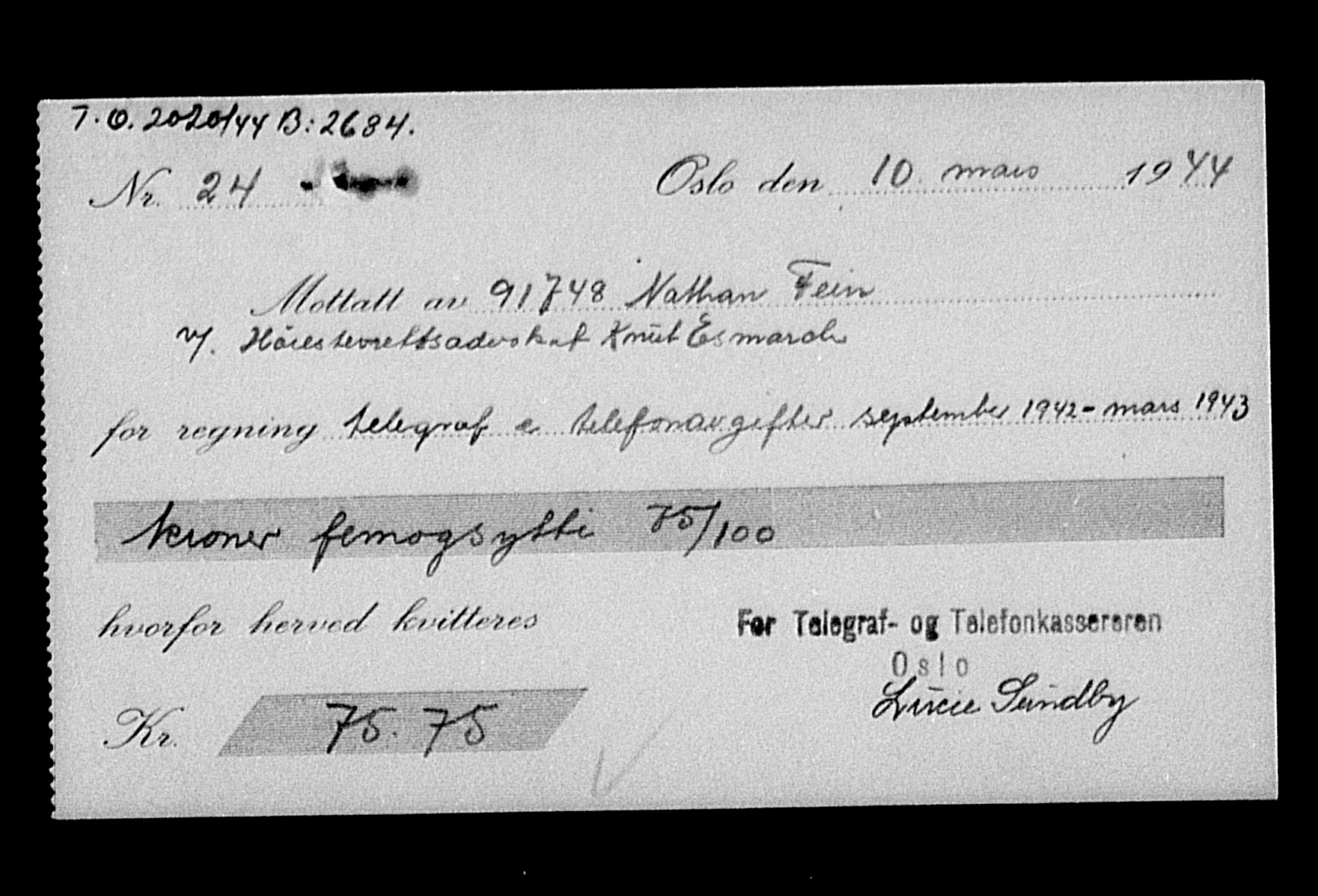 Justisdepartementet, Tilbakeføringskontoret for inndratte formuer, AV/RA-S-1564/H/Hc/Hcc/L0934: --, 1945-1947, p. 28