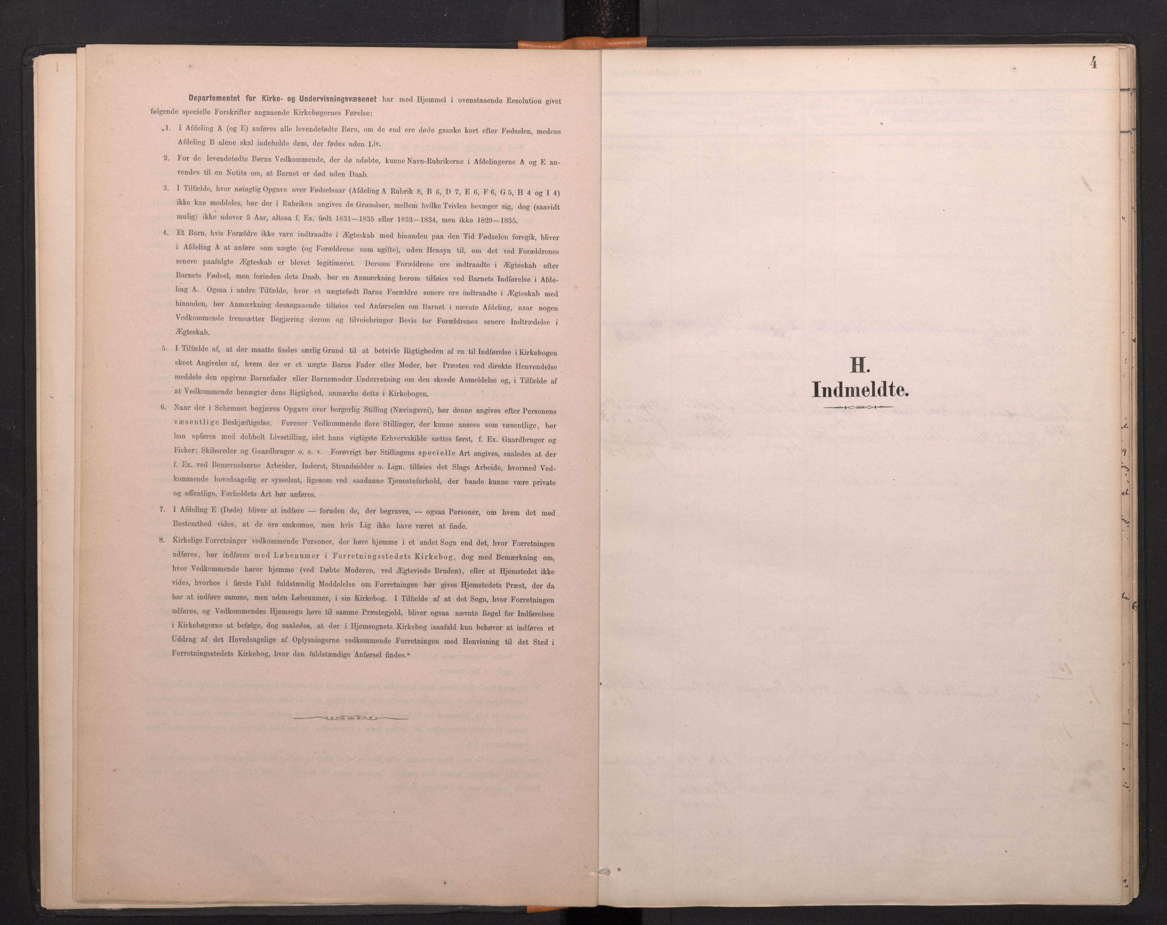 Johanneskirken sokneprestembete, SAB/A-76001/H/Haa/L0029: Parish register (official) no. G 1, 1885-1973, p. 3b-4a