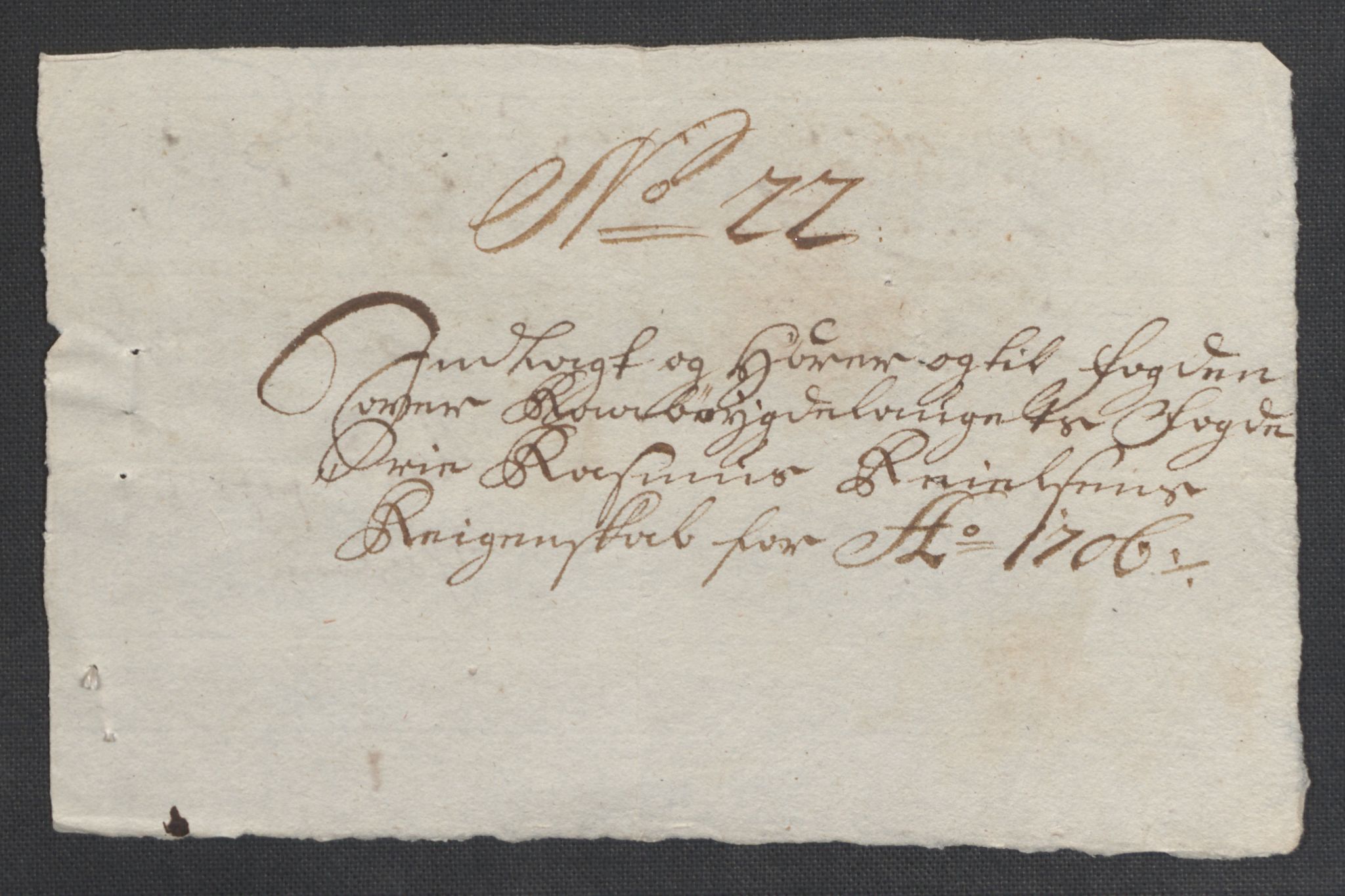 Rentekammeret inntil 1814, Reviderte regnskaper, Fogderegnskap, AV/RA-EA-4092/R40/L2448: Fogderegnskap Råbyggelag, 1706-1708, p. 79