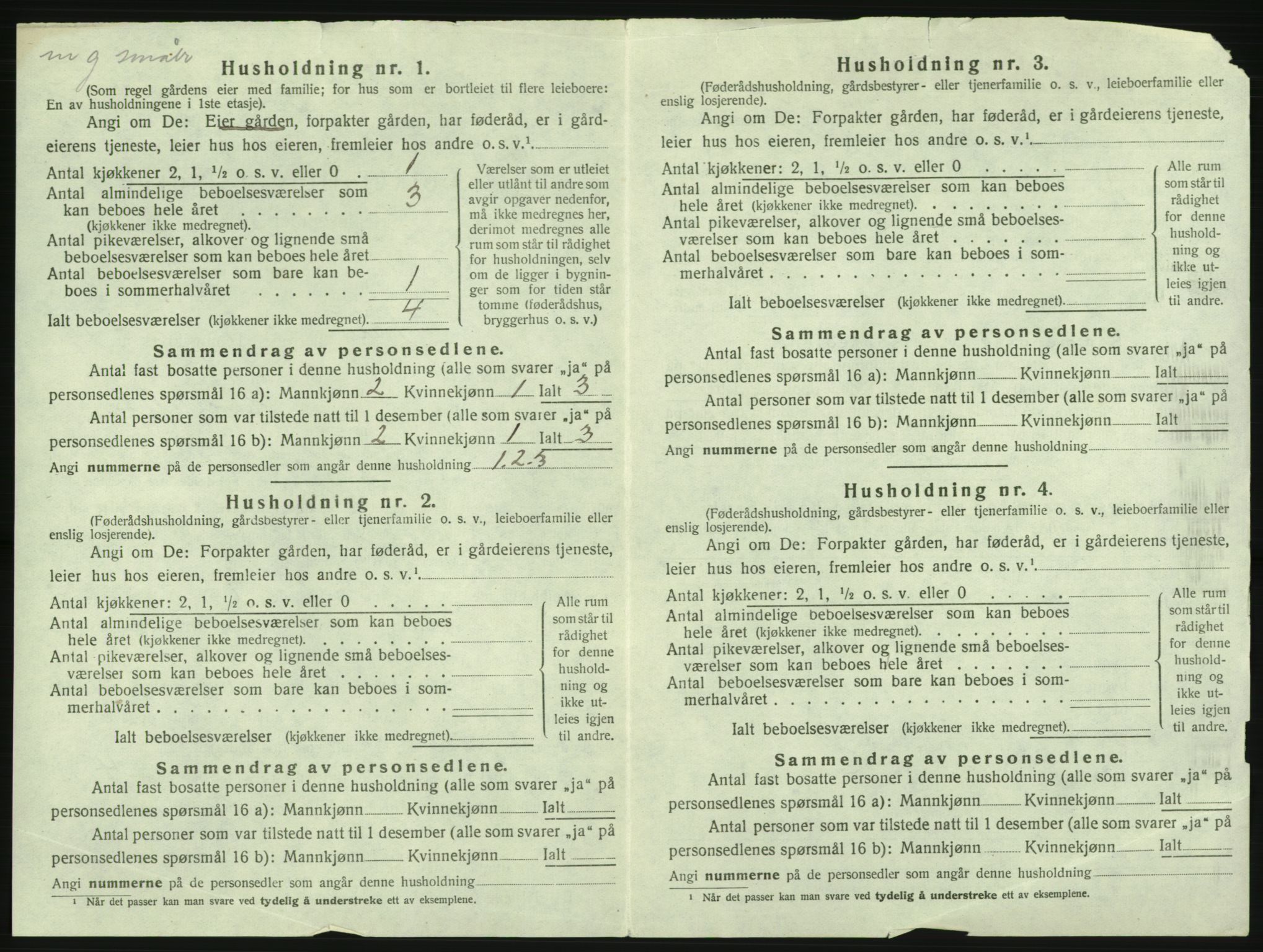 SAK, 1920 census for Fjære, 1920, p. 2112