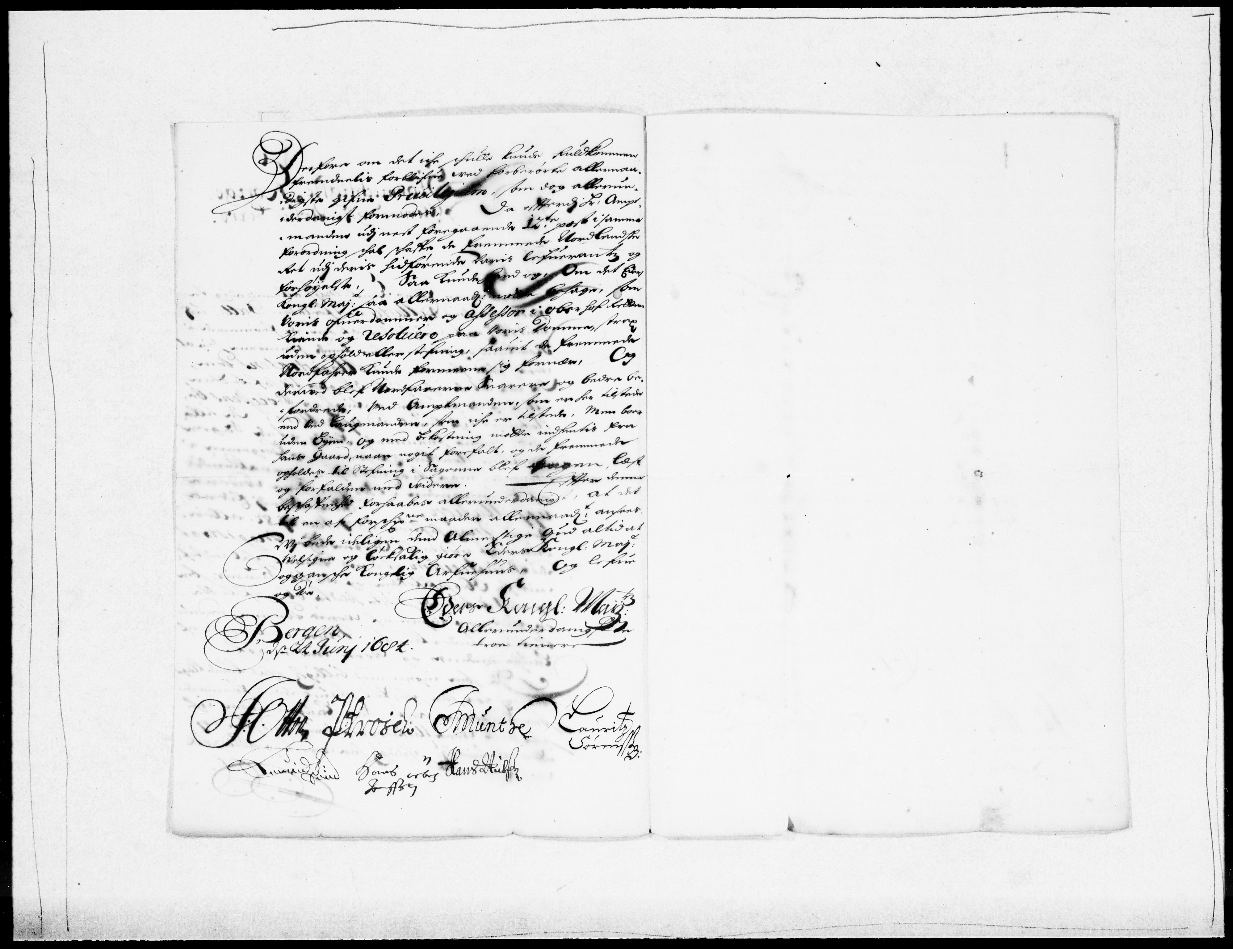 Danske Kanselli 1572-1799, AV/RA-EA-3023/F/Fc/Fcc/Fcca/L0038: Norske innlegg 1572-1799, 1685, p. 61