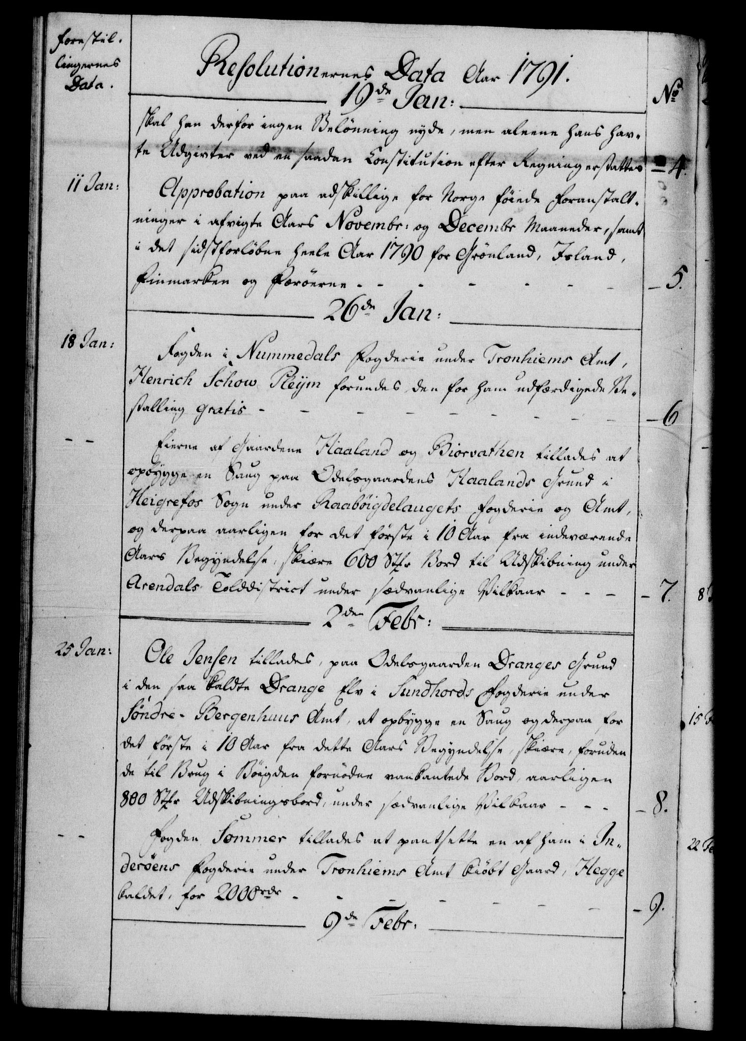 Rentekammeret, Kammerkanselliet, RA/EA-3111/G/Gf/Gfb/L0013: Register til norske relasjons- og resolusjonsprotokoller (merket RK 52.108), 1786-1793, p. 1100b