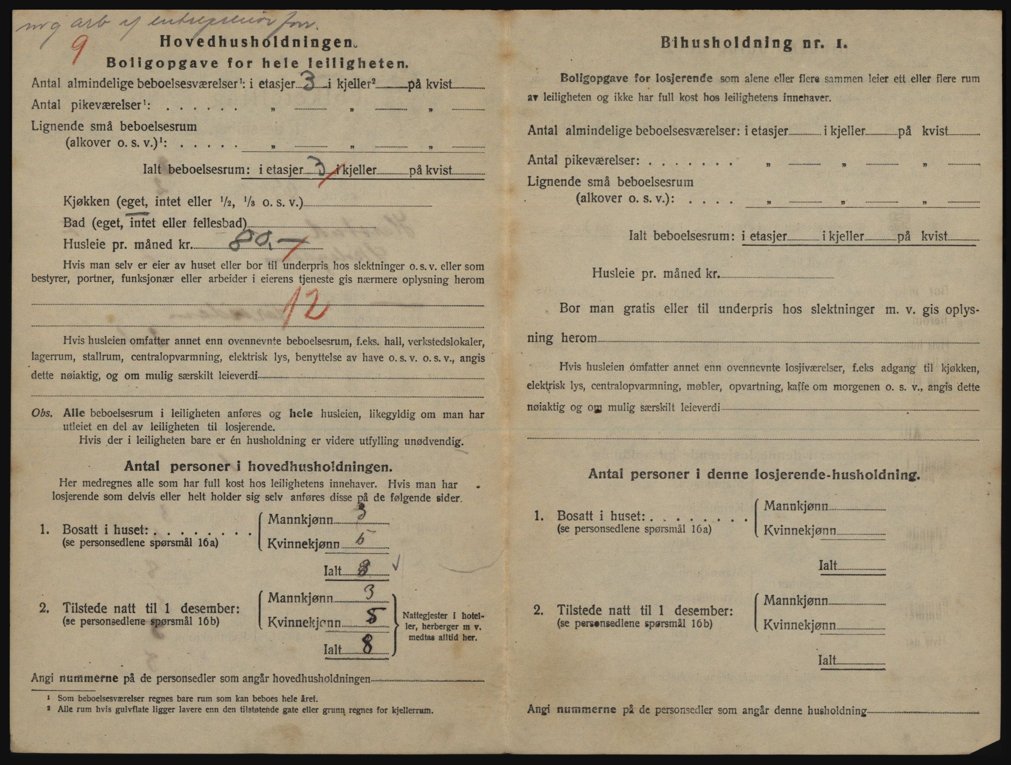 SATØ, 1920 census for Harstad, 1920, p. 2110