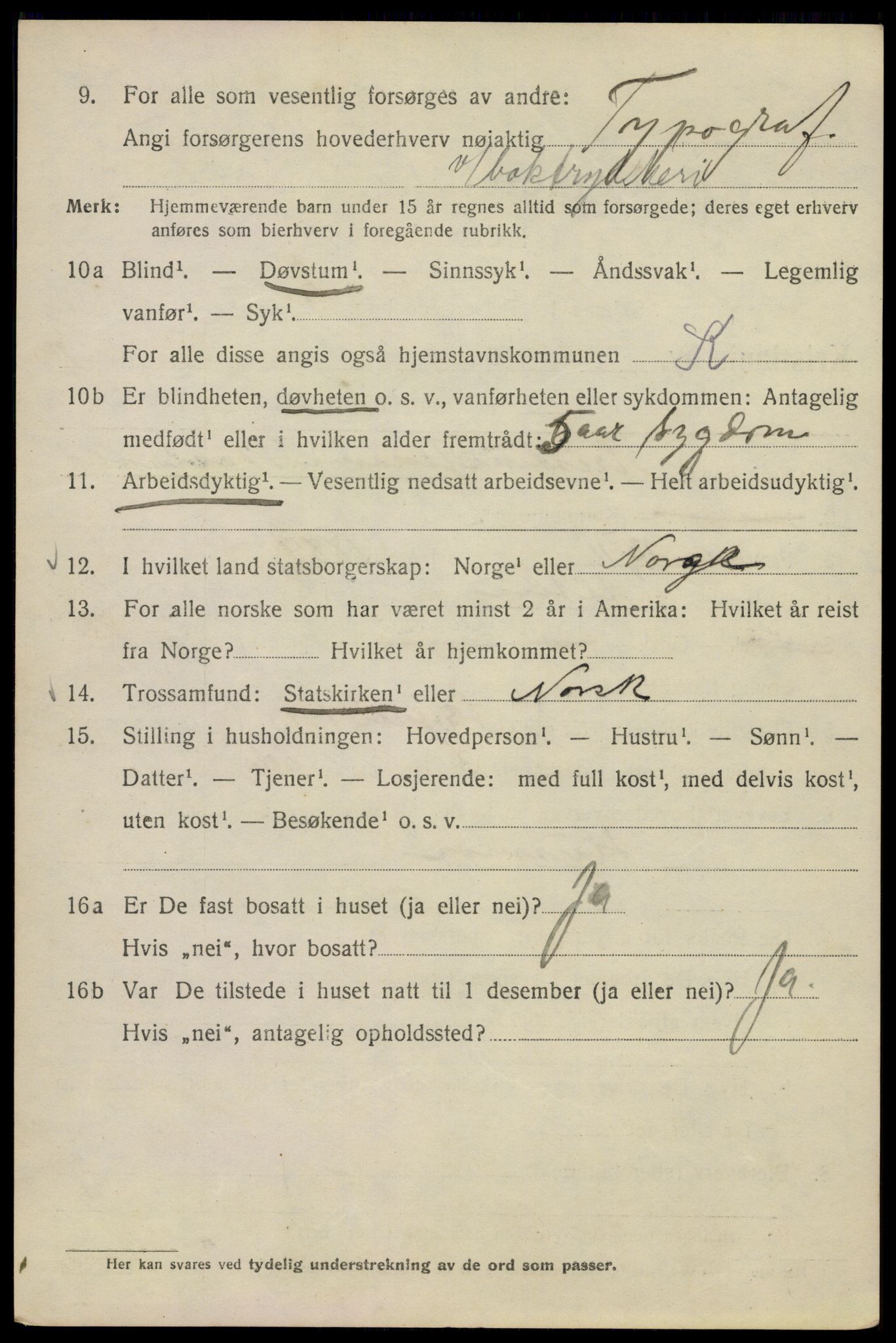 SAO, 1920 census for Kristiania, 1920, p. 232300