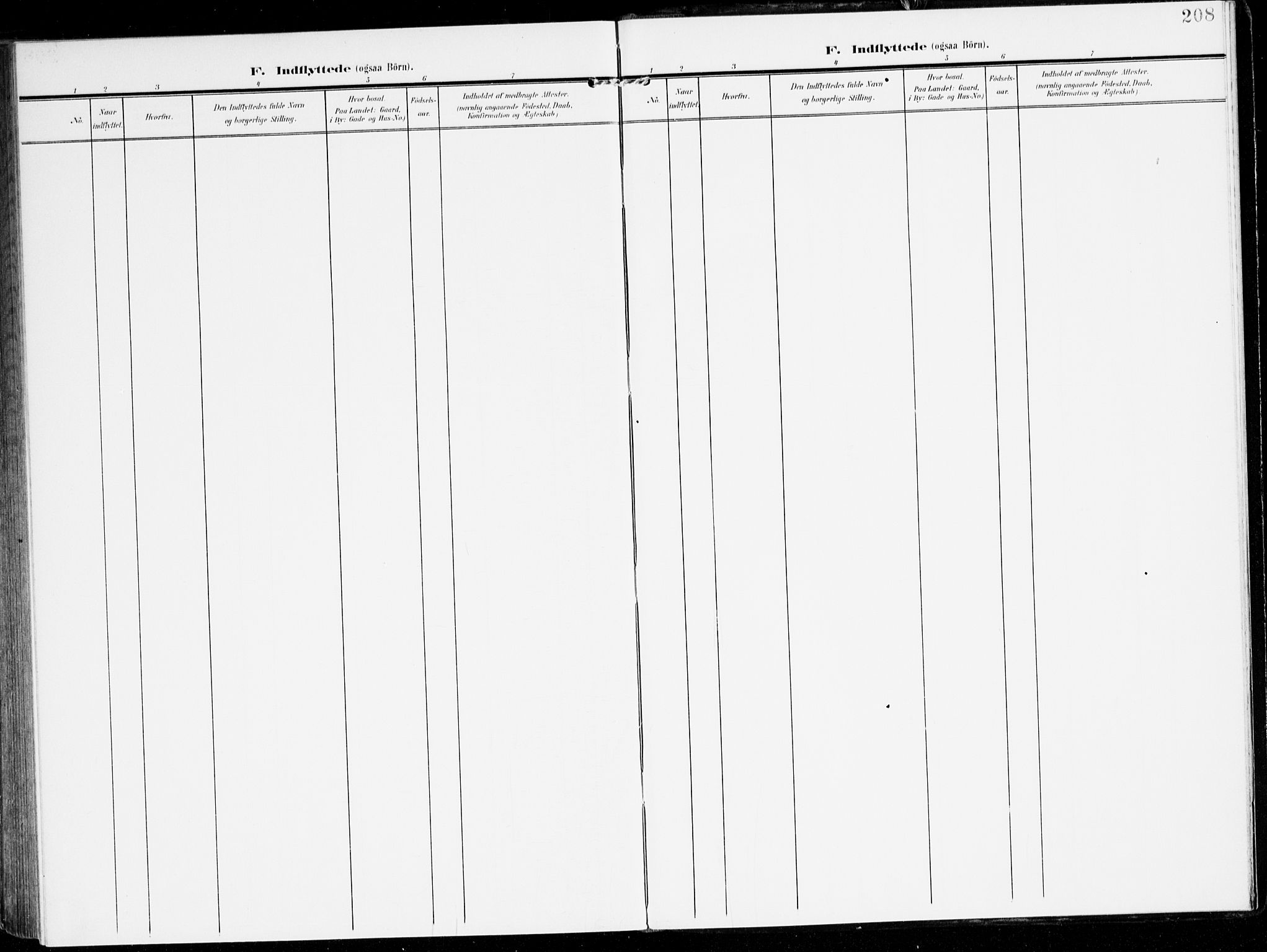 Lavik sokneprestembete, AV/SAB-A-80901: Parish register (official) no. C 2, 1904-1921, p. 208