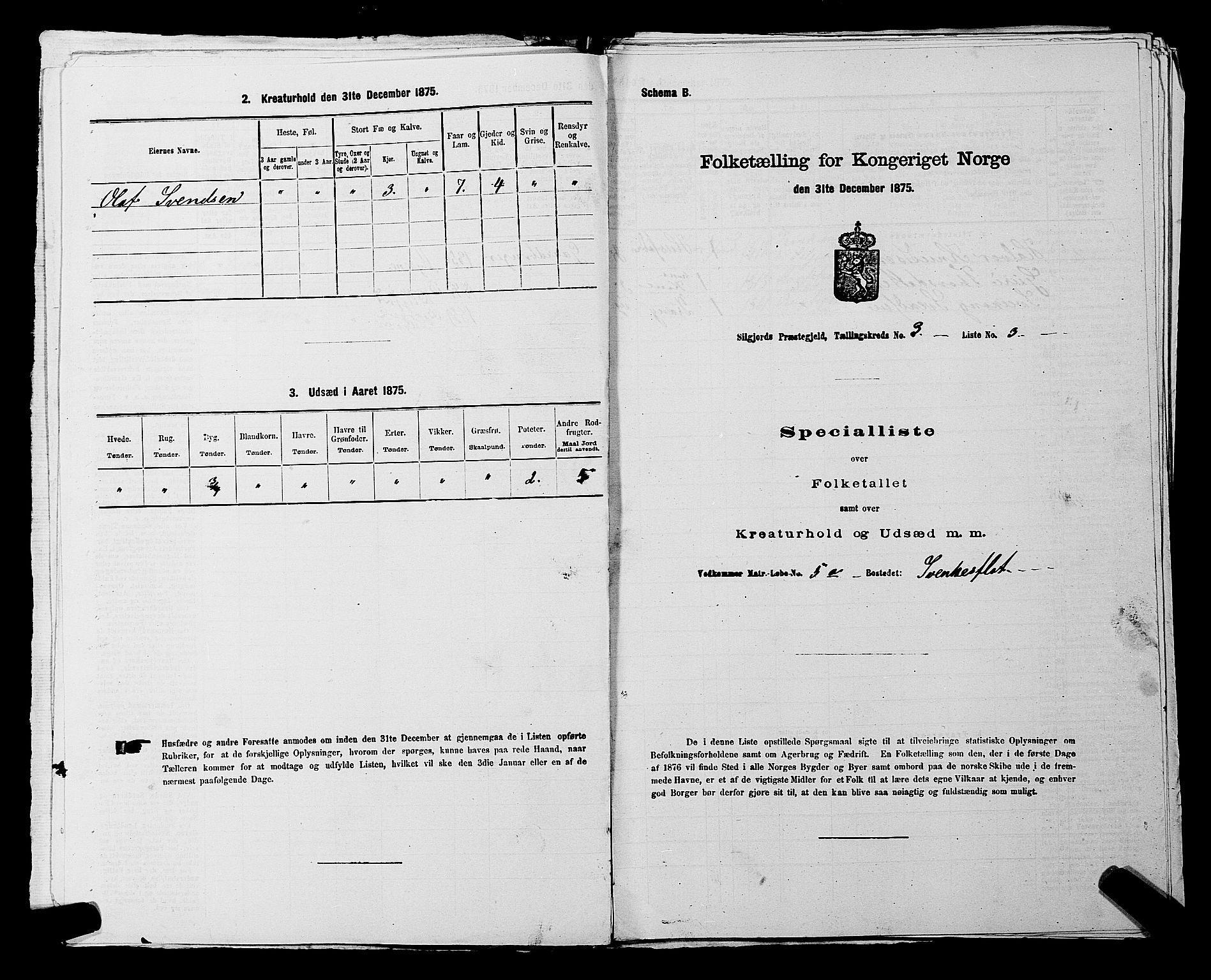 SAKO, 1875 census for 0828P Seljord, 1875, p. 330