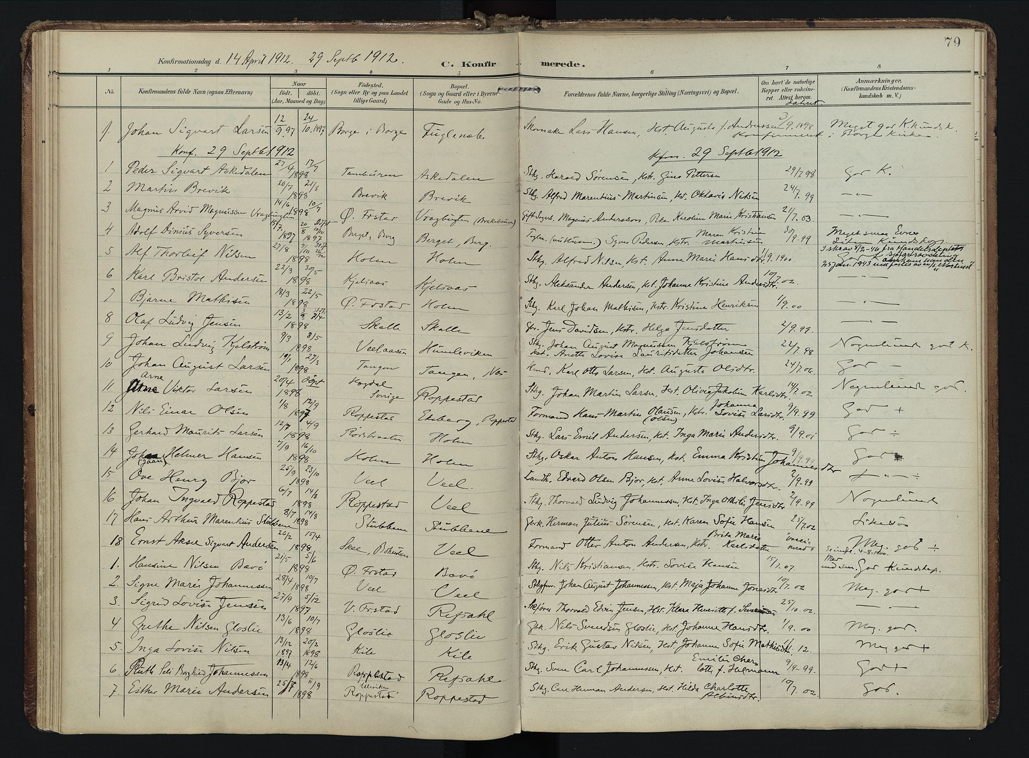 Borge prestekontor Kirkebøker, SAO/A-10903/F/Fb/L0004: Parish register (official) no. II 4, 1902-1914, p. 79