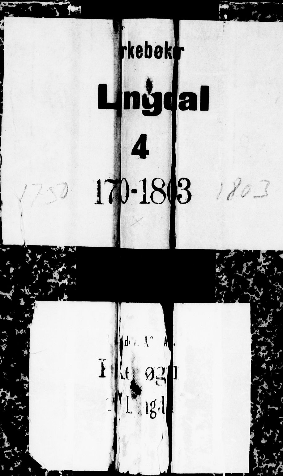 Lyngdal sokneprestkontor, AV/SAK-1111-0029/F/Fa/Fac/L0003: Parish register (official) no. A 3, 1750-1803