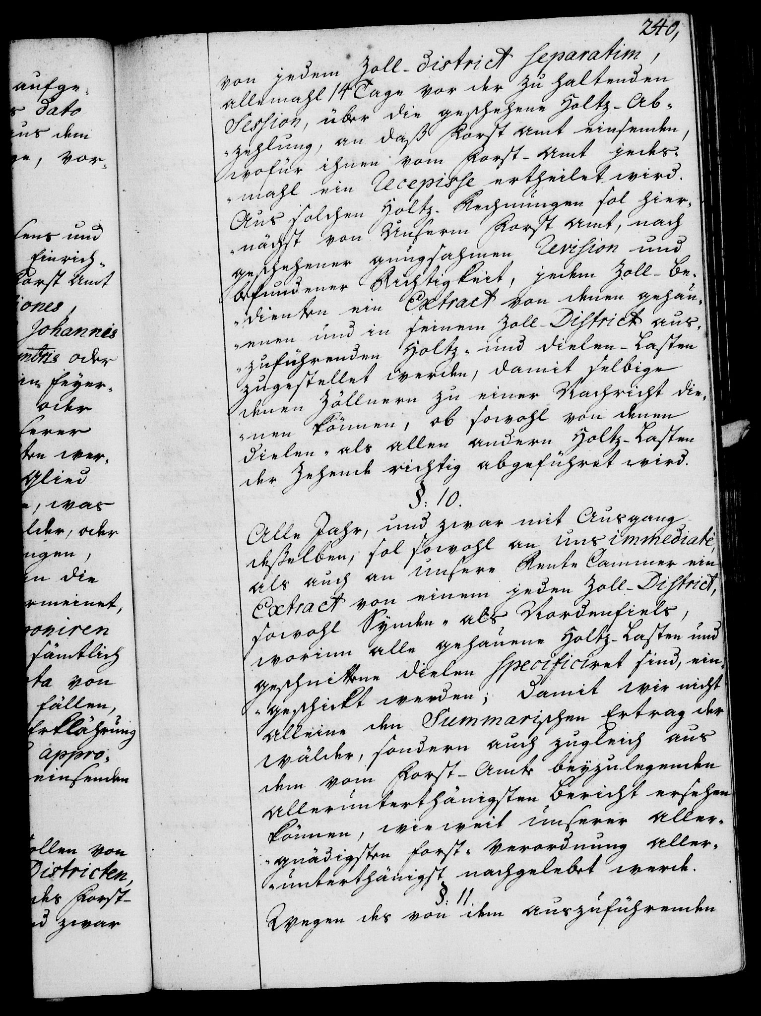 Rentekammeret, Kammerkanselliet, RA/EA-3111/G/Gg/Ggi/L0002: Norsk instruksjonsprotokoll med register (merket RK 53.35), 1729-1751, p. 240