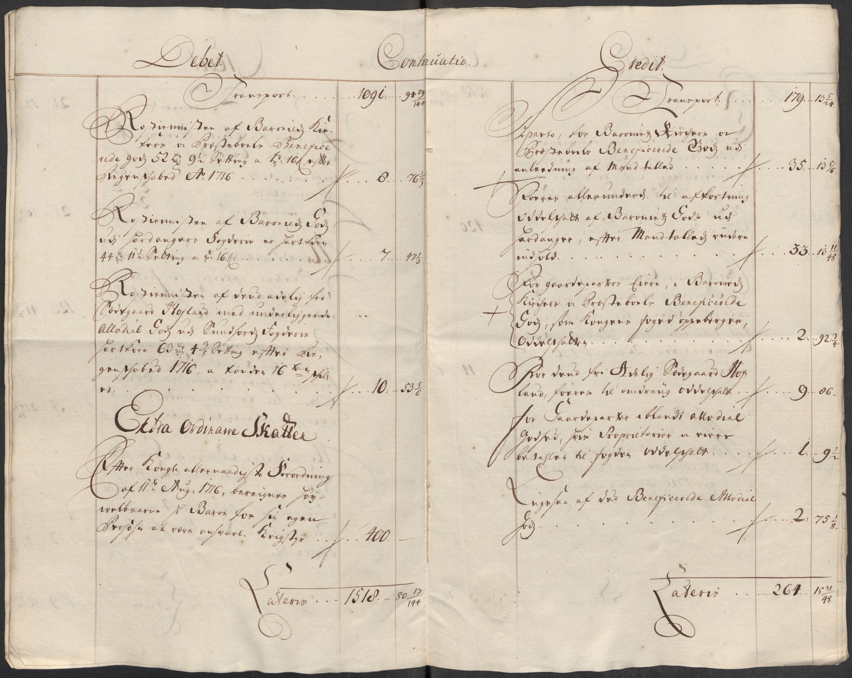 Rentekammeret inntil 1814, Reviderte regnskaper, Fogderegnskap, AV/RA-EA-4092/R49/L3139: Fogderegnskap Rosendal Baroni, 1715-1717, p. 176