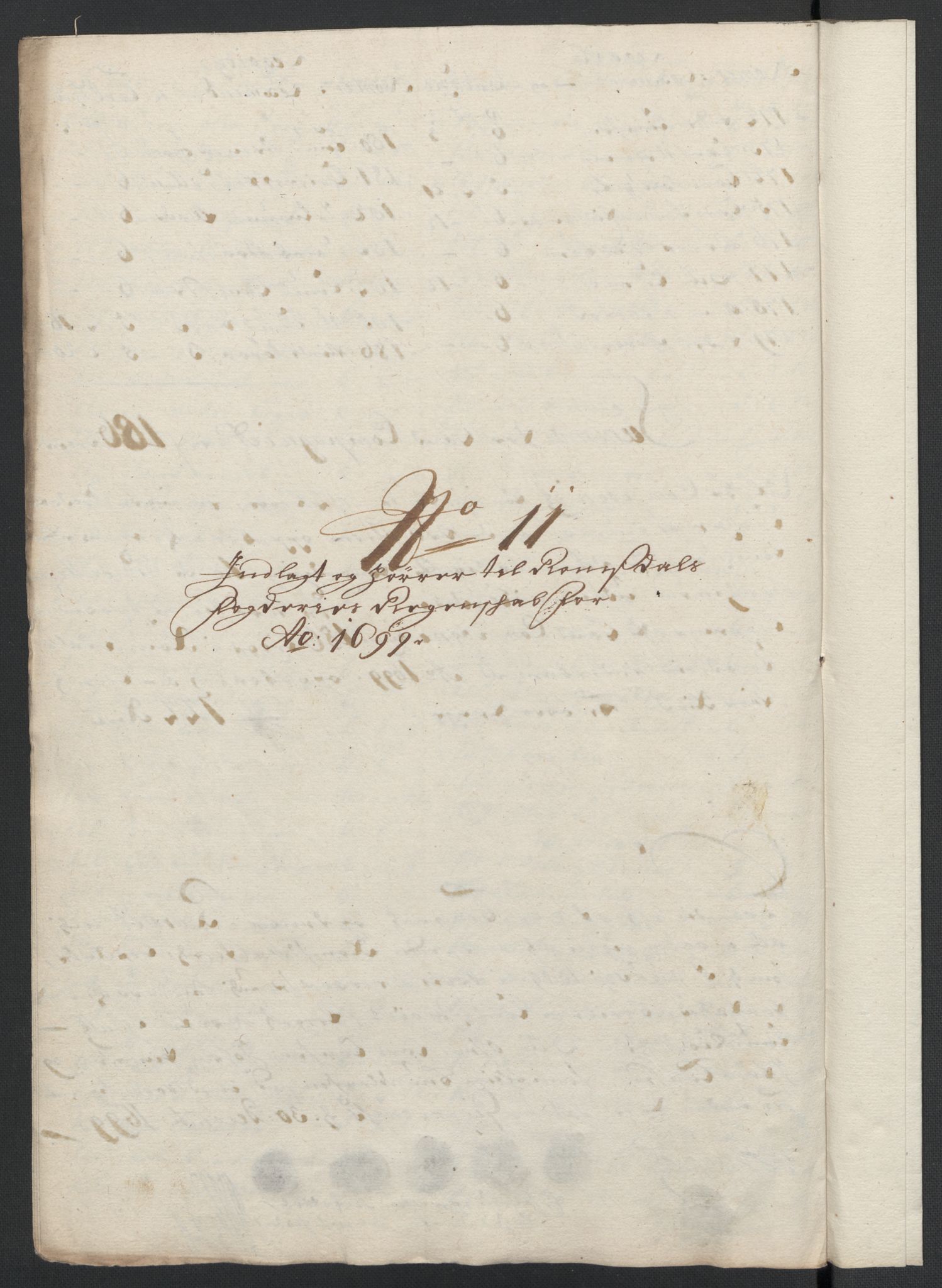 Rentekammeret inntil 1814, Reviderte regnskaper, Fogderegnskap, AV/RA-EA-4092/R55/L3654: Fogderegnskap Romsdal, 1699-1700, p. 99