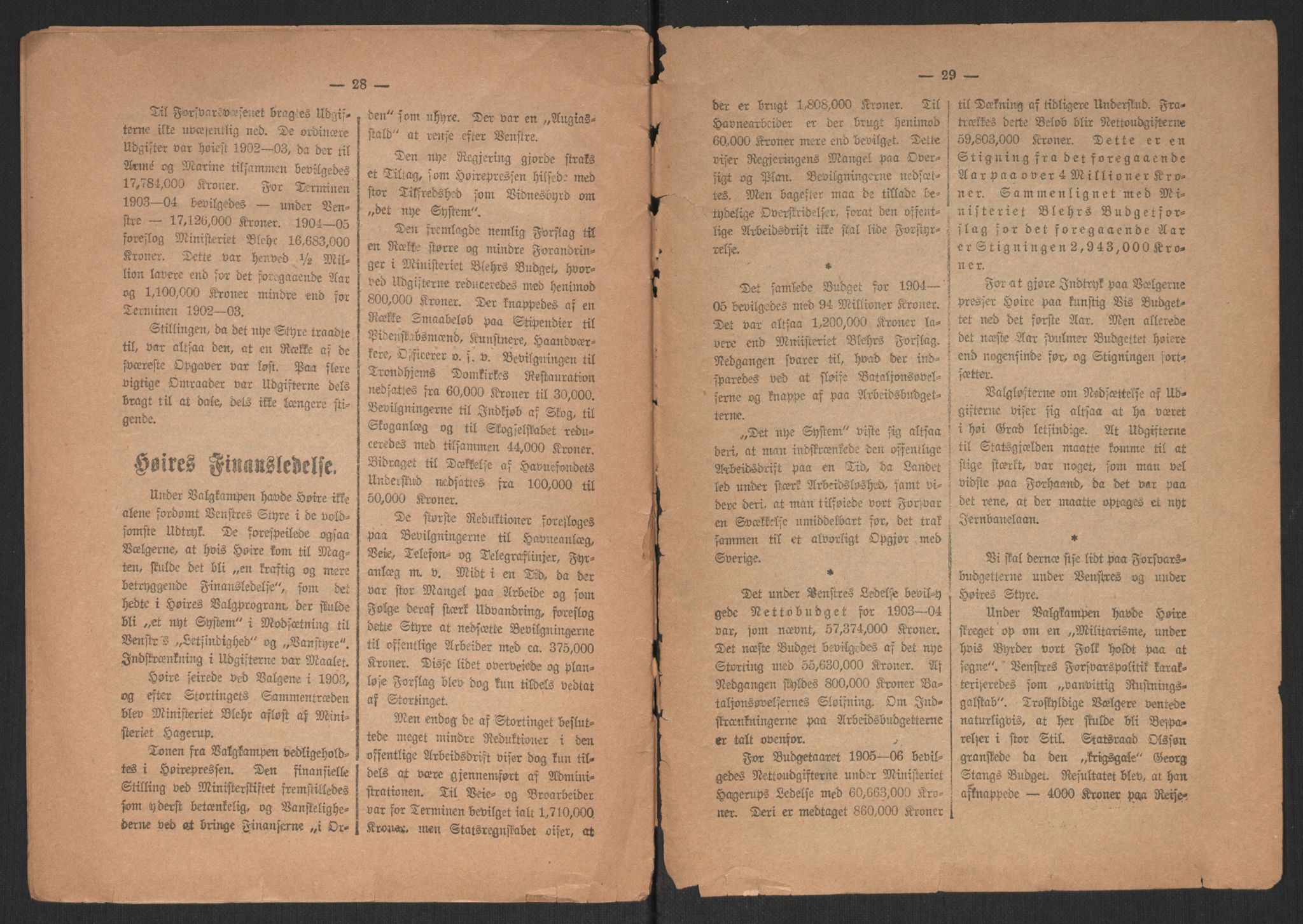 Venstres Hovedorganisasjon, RA/PA-0876/X/L0001: De eldste skrifter, 1860-1936, p. 812