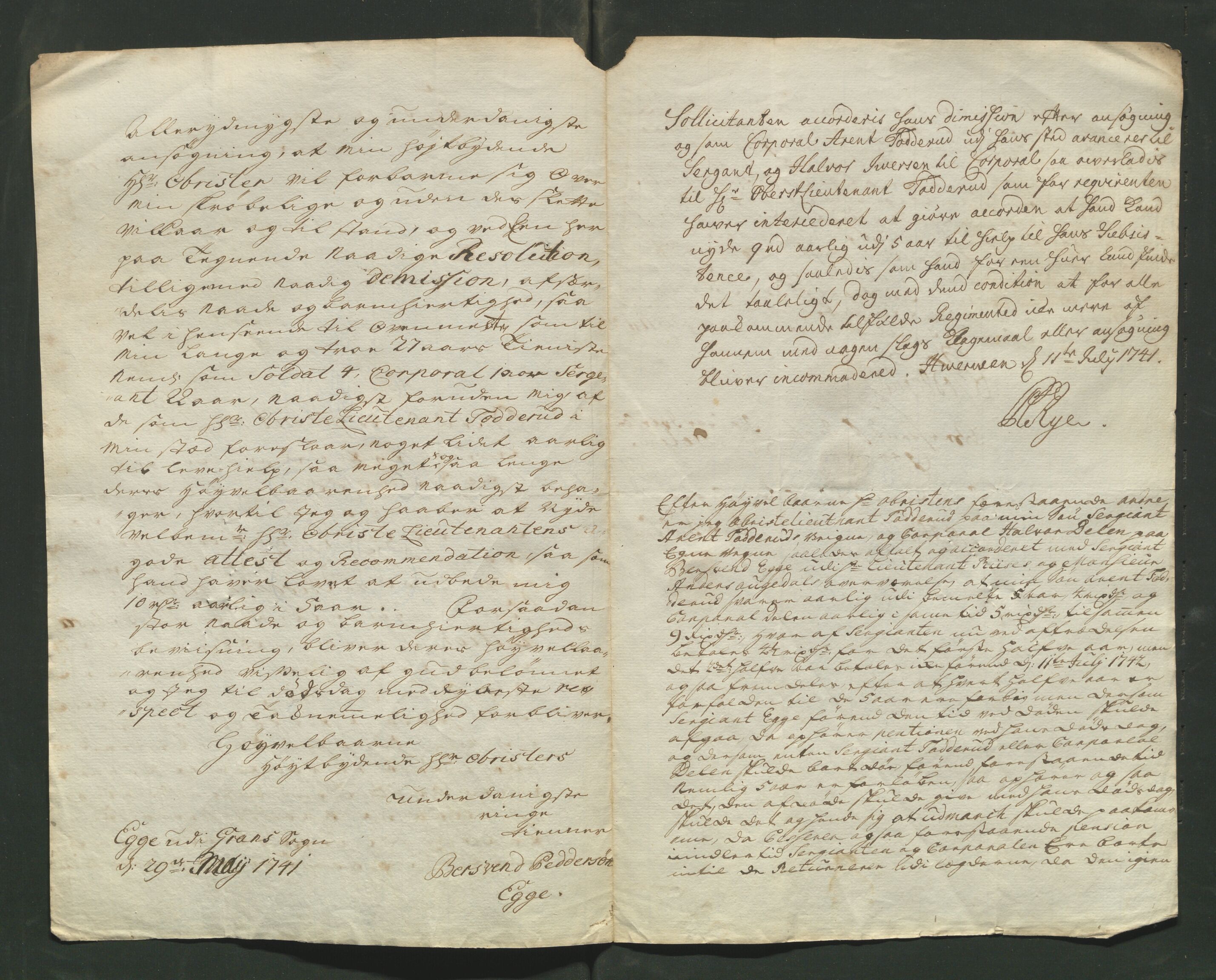 Åker i Vang, Hedmark, og familien Todderud, AV/SAH-ARK-010/J/Jc/L0001: Korrespondanse, 1706-1752, p. 76