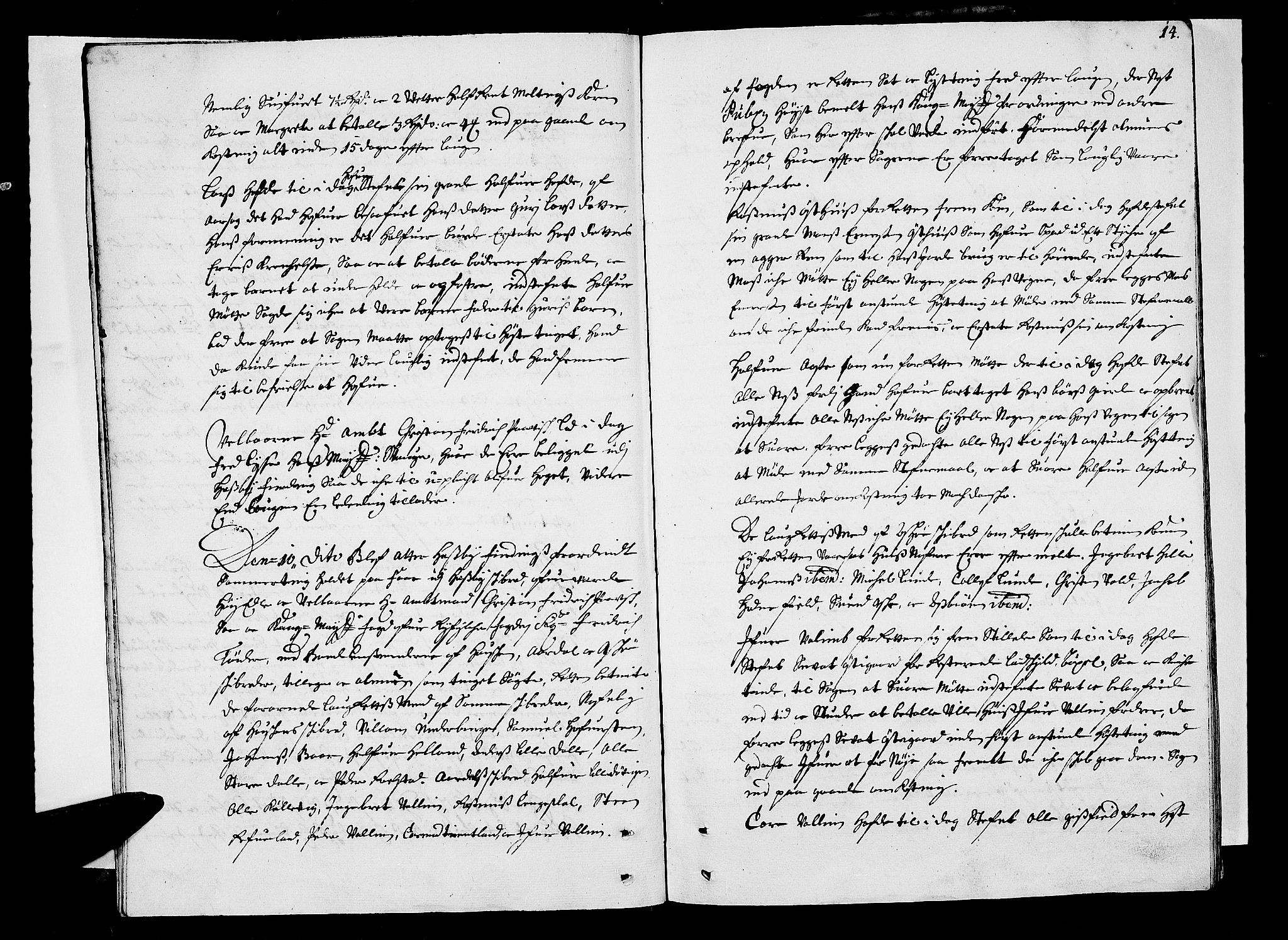 Ryfylke tingrett, AV/SAST-A-100055/001/I/IB/IBBa/L0030: Tingbok, Karmsund og Hesby, 1698, p. 13b-14a