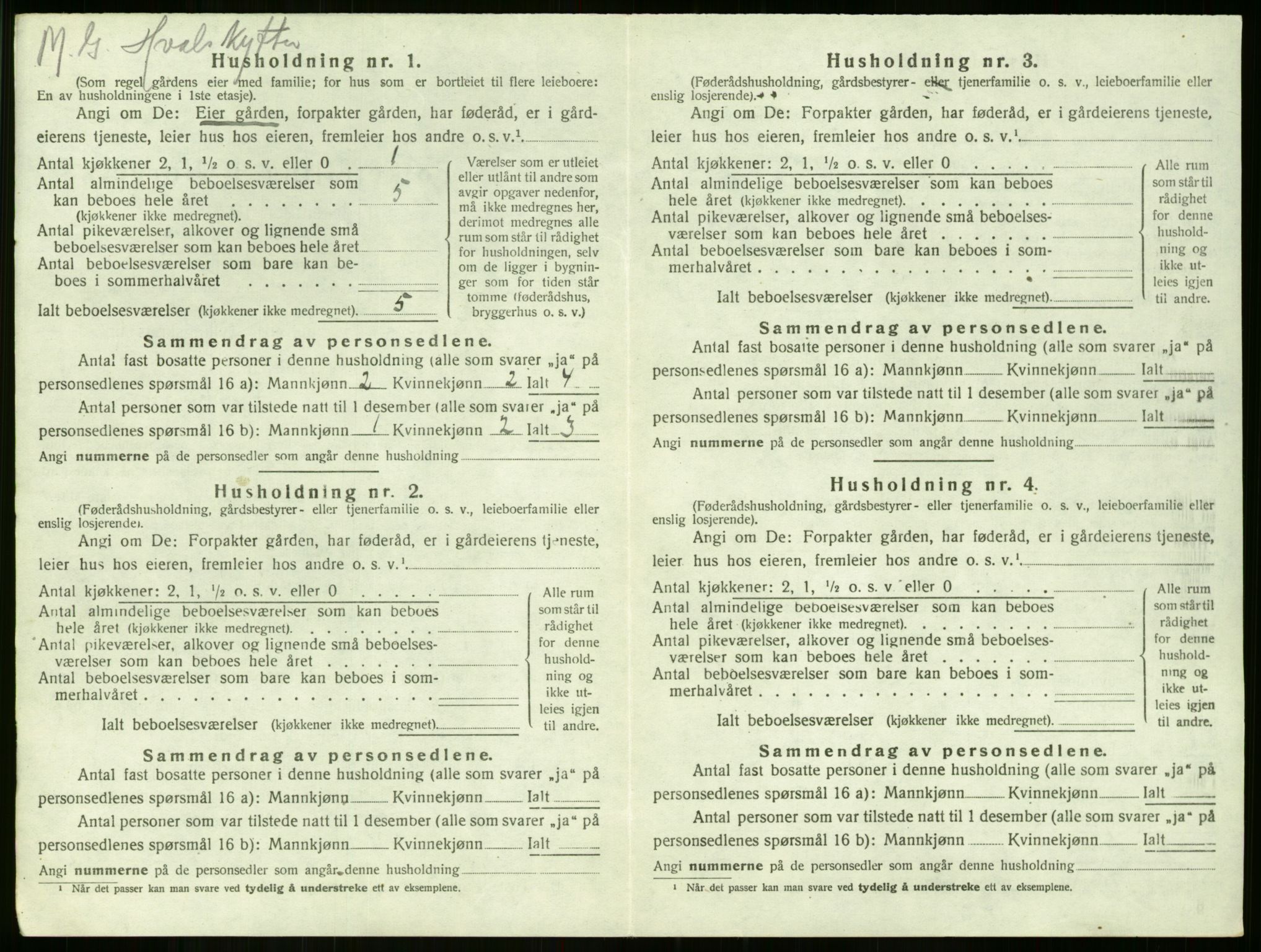 SAKO, 1920 census for Tjøme, 1920, p. 1111