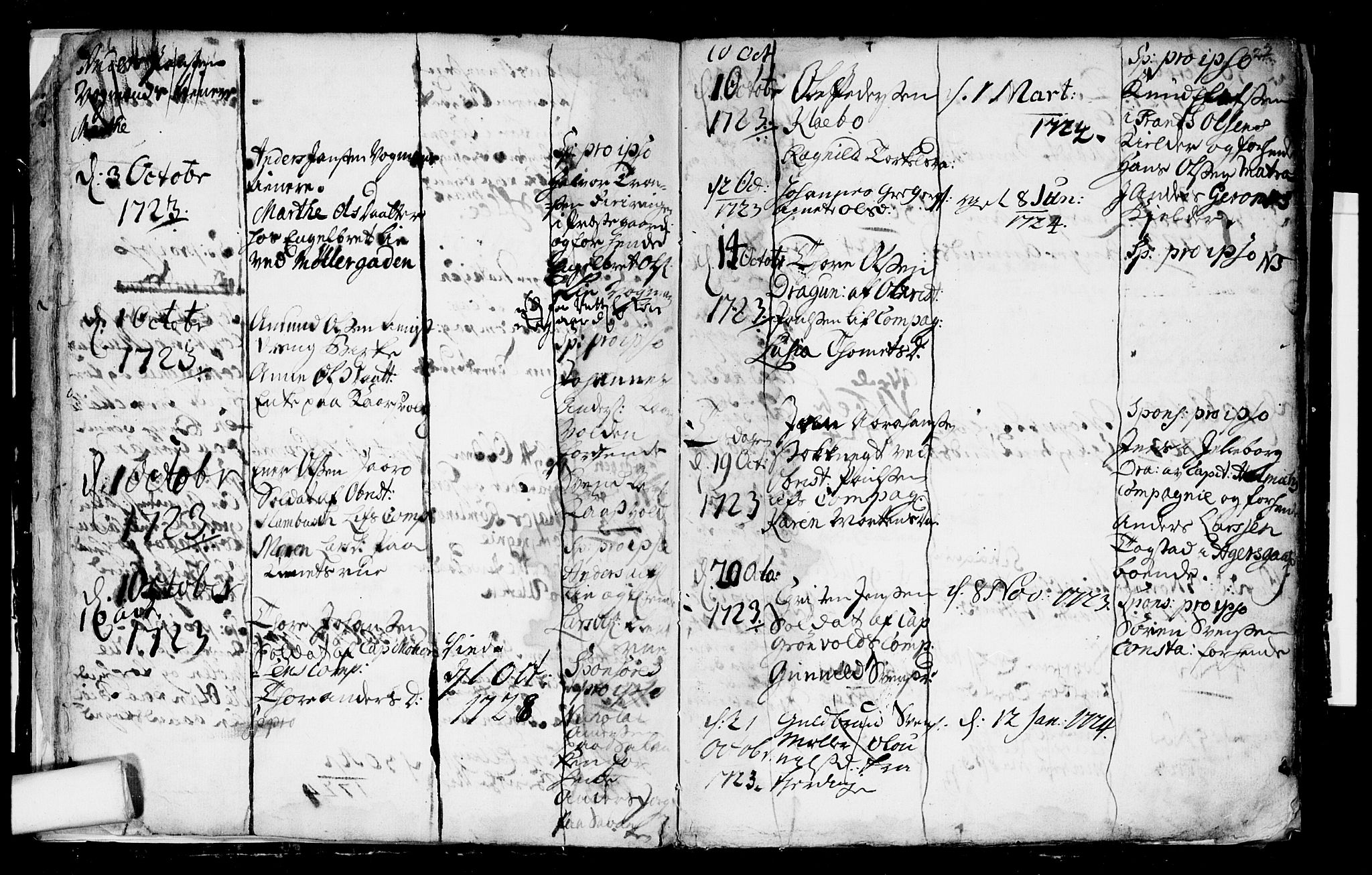 Aker prestekontor kirkebøker, AV/SAO-A-10861/F/L0003: Parish register (official) no. 3, 1723-1731, p. 26-27