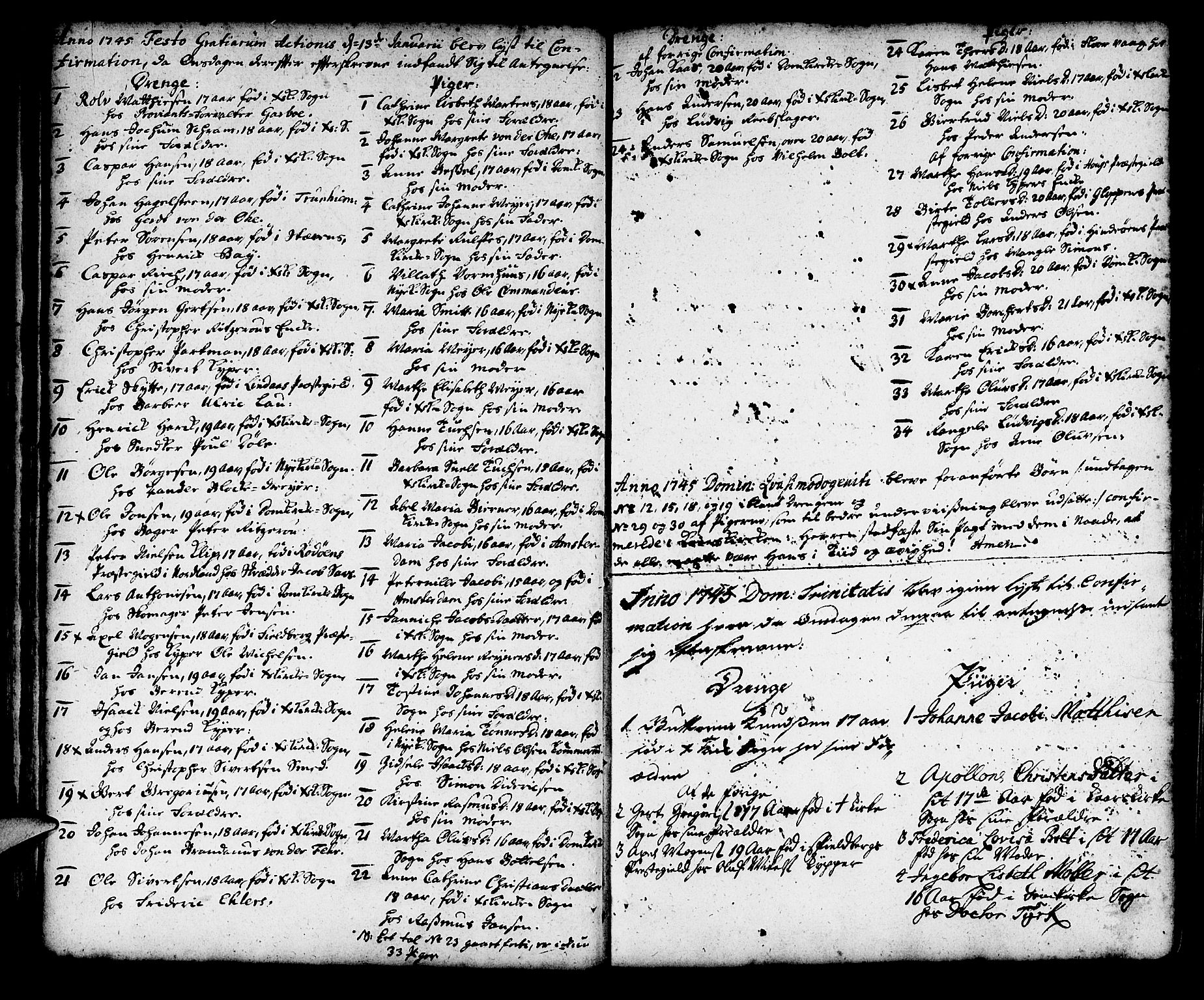 Korskirken sokneprestembete, SAB/A-76101/H/Haa/L0007: Parish register (official) no. A 7, 1736-1839, p. 28