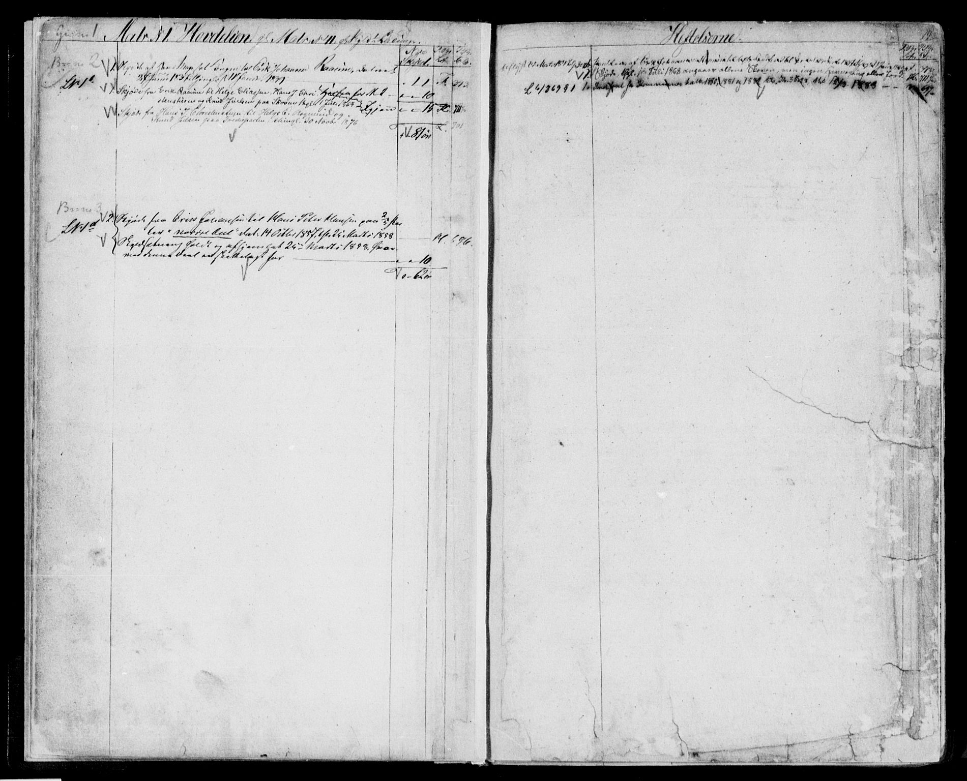 Toten tingrett, SAH/TING-006/H/Ha/Haa/L0020: Mortgage register no. 20, 1843, p. 14