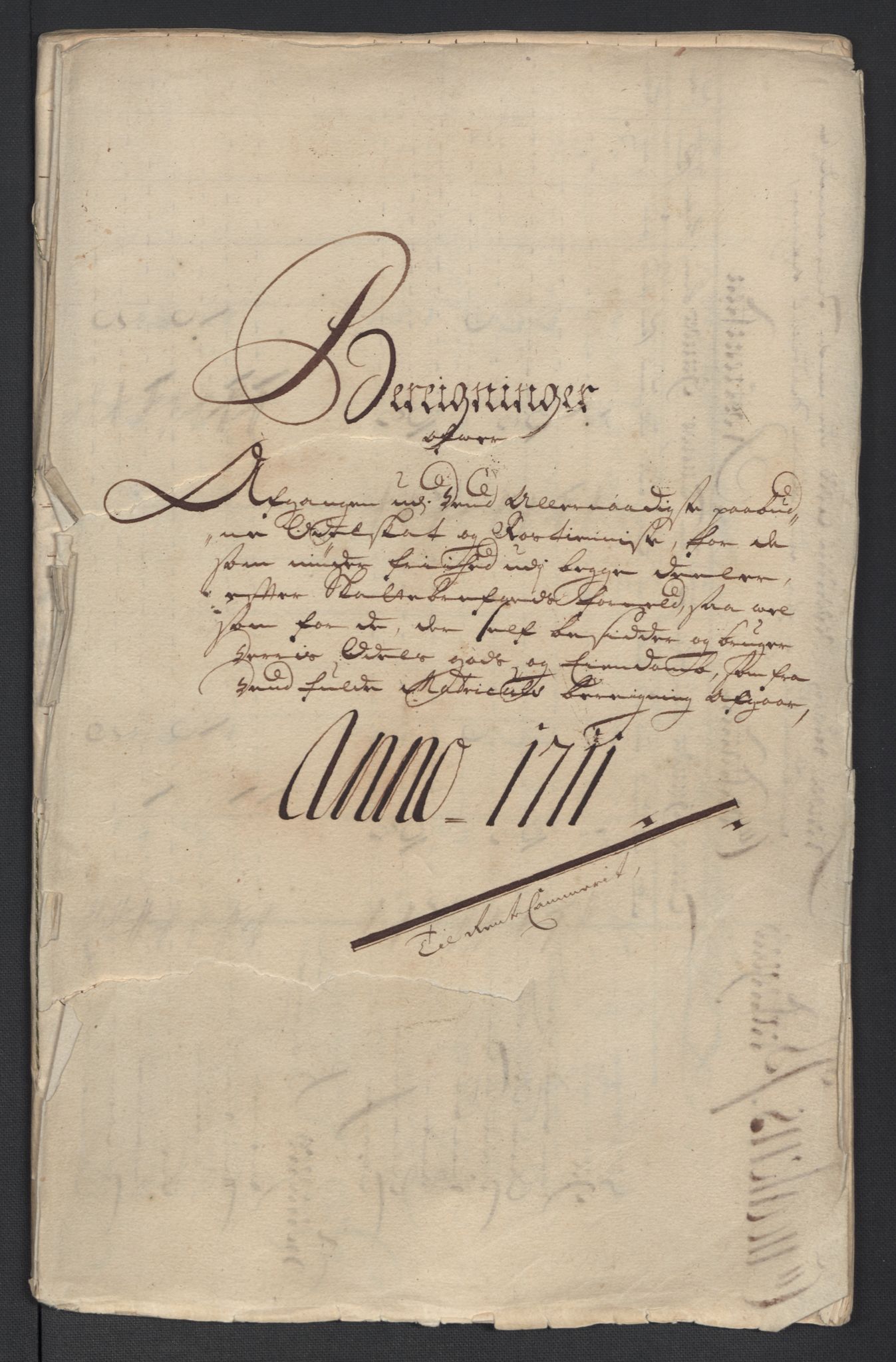 Rentekammeret inntil 1814, Reviderte regnskaper, Fogderegnskap, AV/RA-EA-4092/R13/L0848: Fogderegnskap Solør, Odal og Østerdal, 1711, p. 262