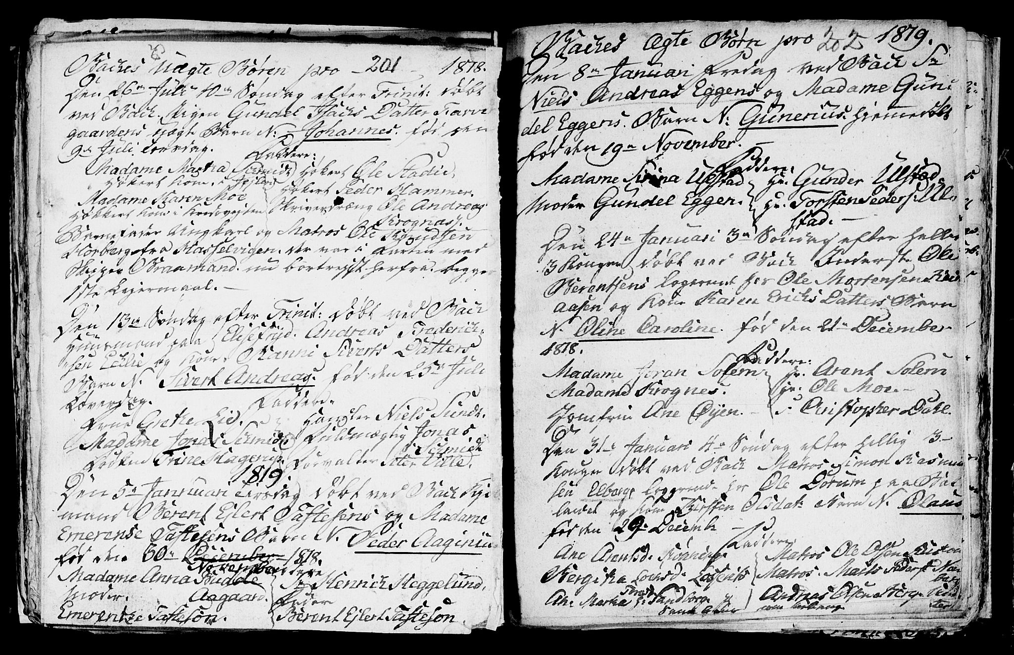 Ministerialprotokoller, klokkerbøker og fødselsregistre - Sør-Trøndelag, SAT/A-1456/604/L0218: Parish register (copy) no. 604C01, 1754-1819, p. 201b-202