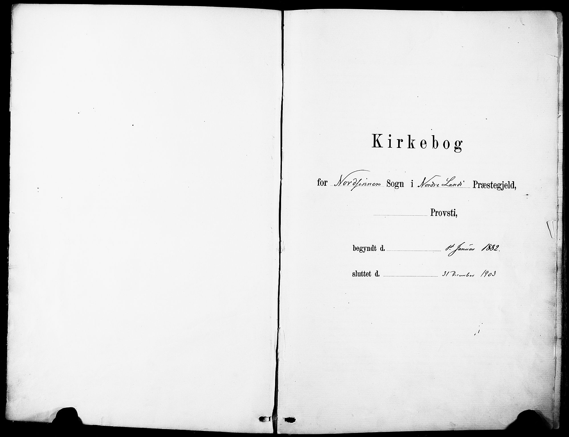 Nordre Land prestekontor, AV/SAH-PREST-124/H/Ha/Haa/L0005: Parish register (official) no. 5, 1882-1903