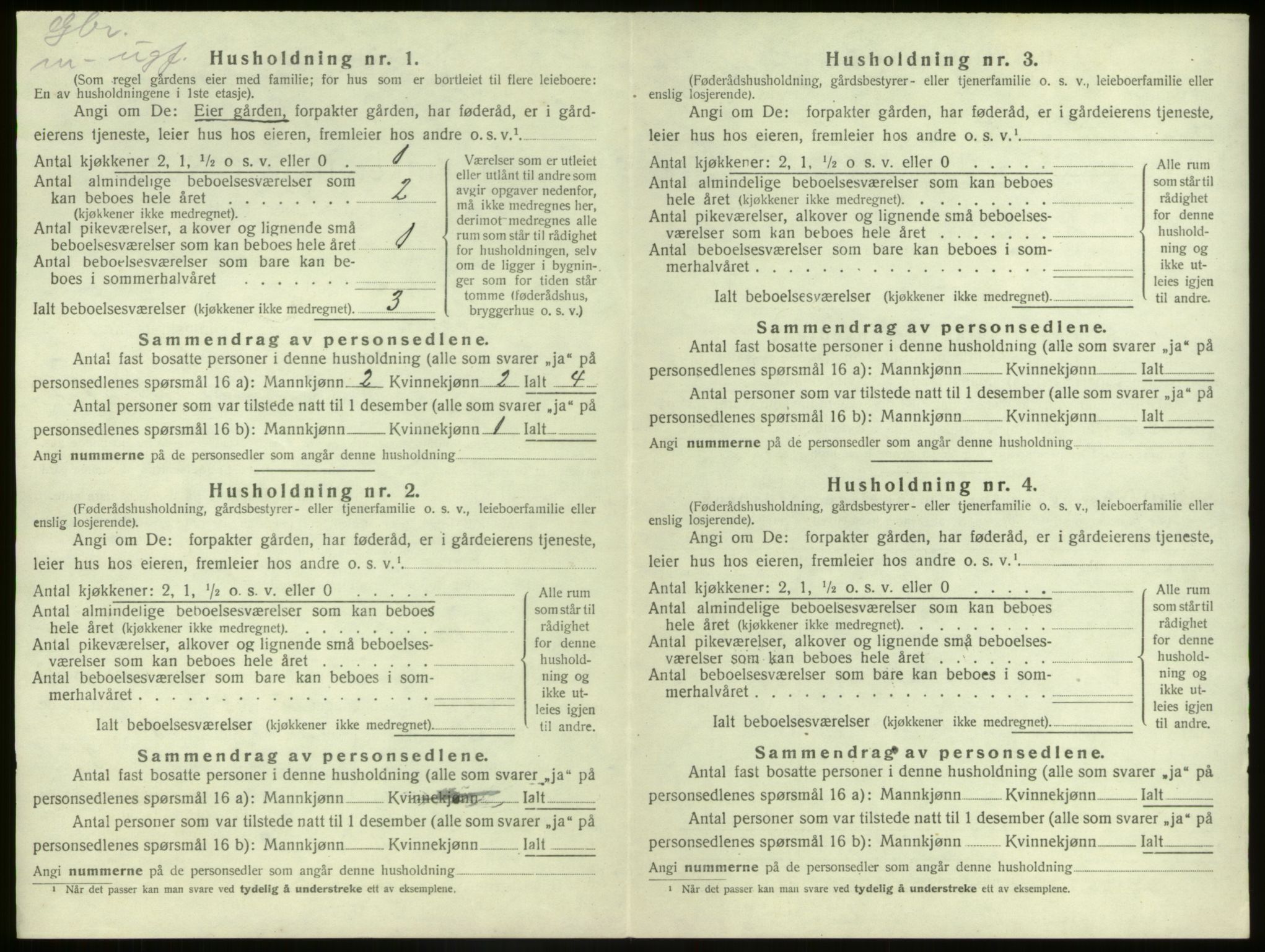 SAB, 1920 census for Kinn, 1920, p. 368