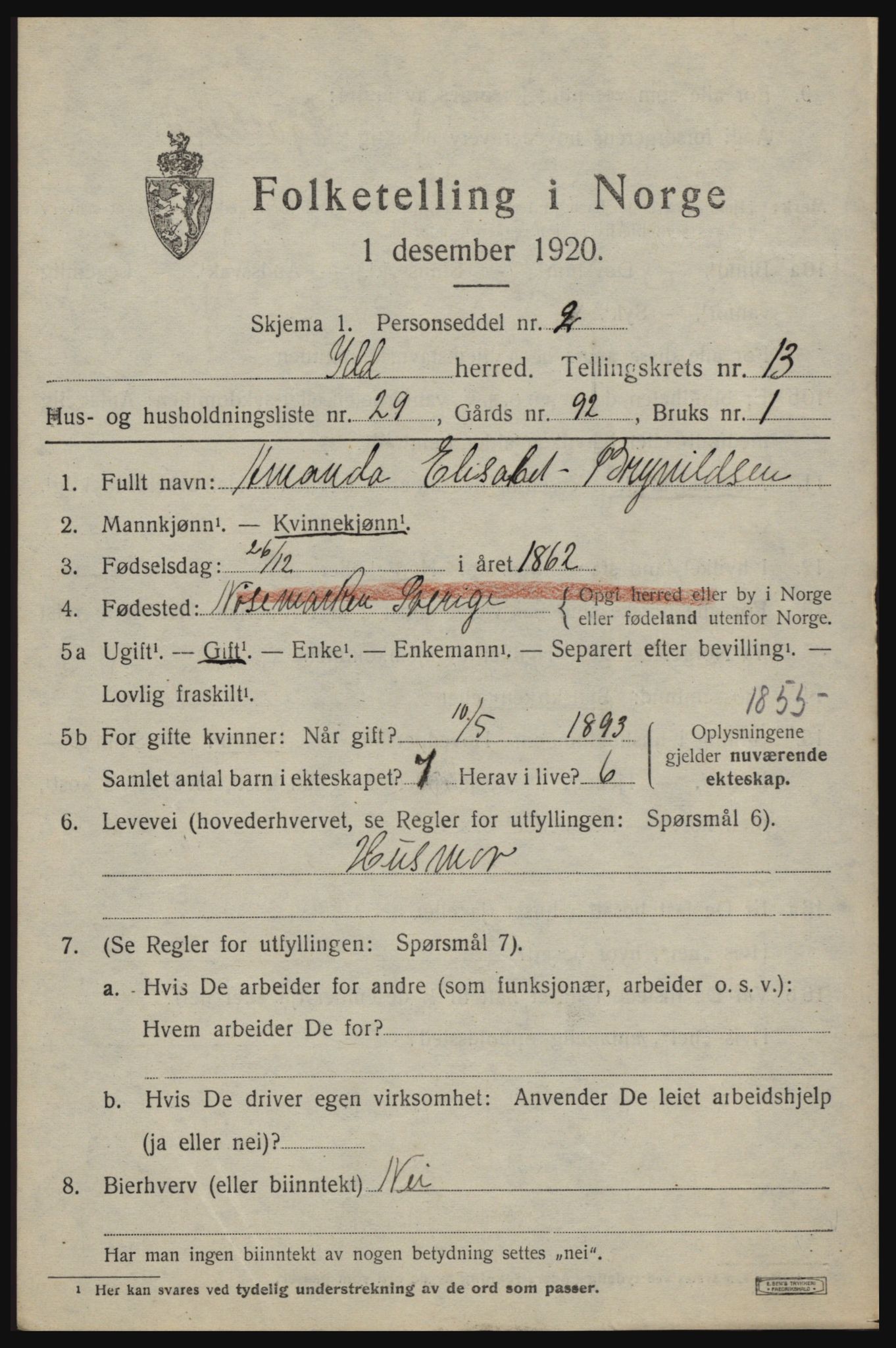 SAO, 1920 census for Idd, 1920, p. 12915