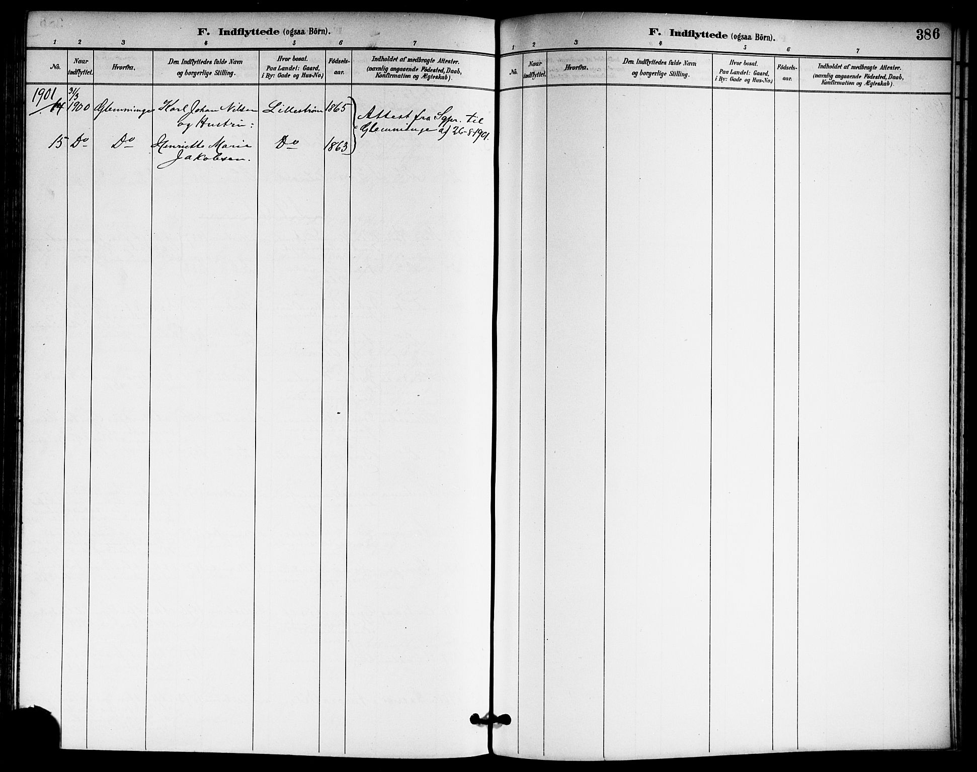 Skedsmo prestekontor Kirkebøker, AV/SAO-A-10033a/G/Ga/L0005a: Parish register (copy) no. I 5A, 1896-1901, p. 386