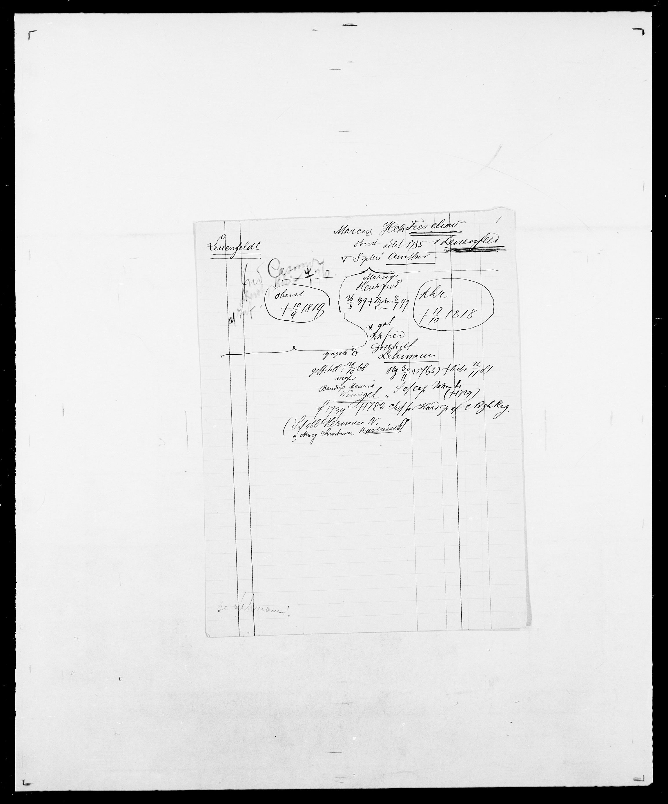 Delgobe, Charles Antoine - samling, AV/SAO-PAO-0038/D/Da/L0023: Lau - Lirvyn, p. 291