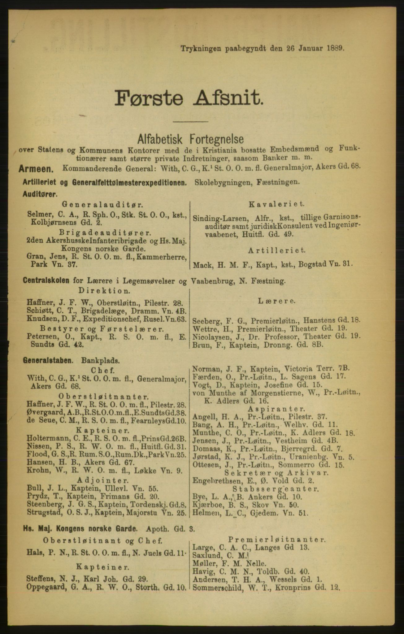 Kristiania/Oslo adressebok, PUBL/-, 1889, p. 19
