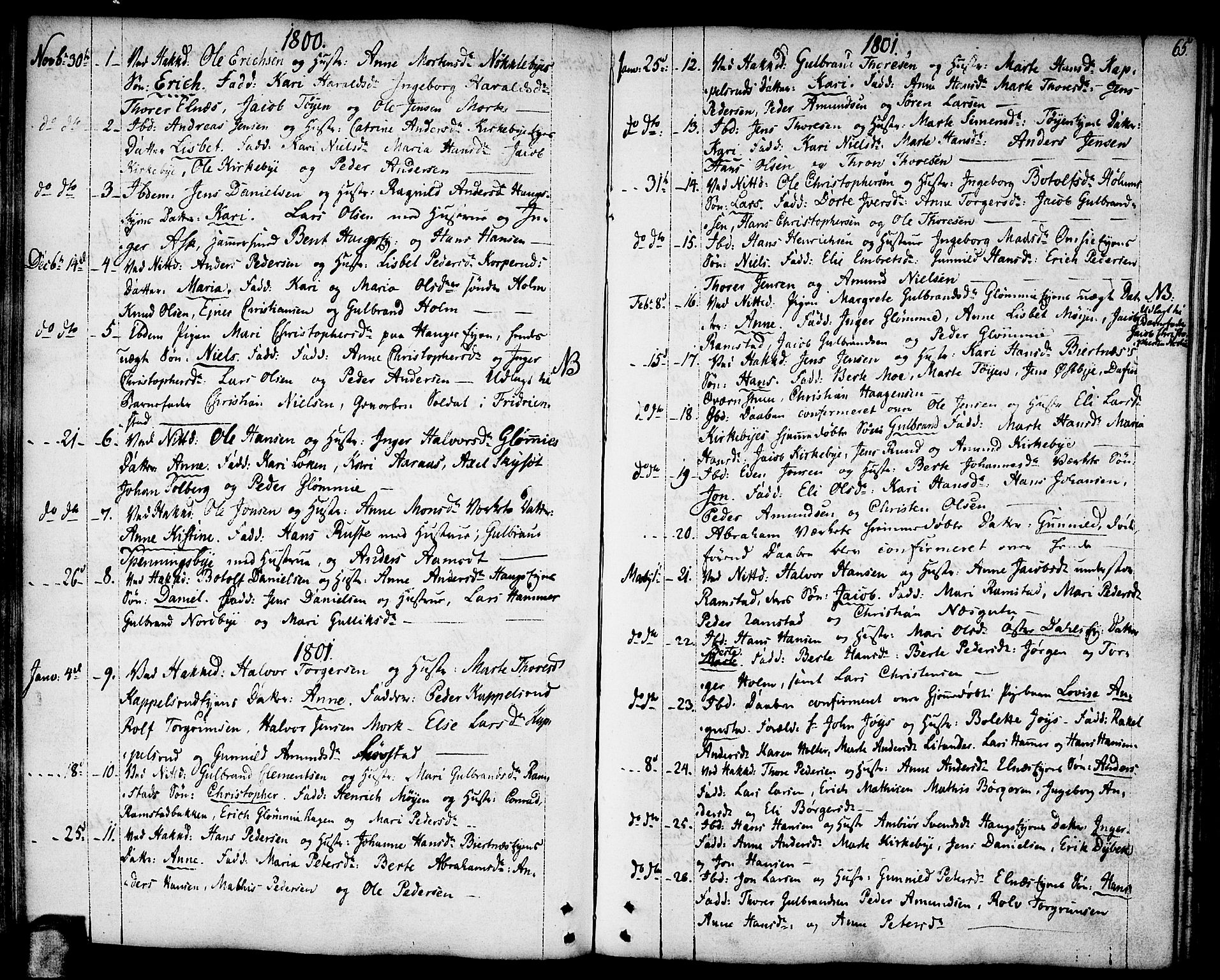 Nittedal prestekontor Kirkebøker, SAO/A-10365a/F/Fa/L0002: Parish register (official) no. I 2, 1779-1814, p. 65