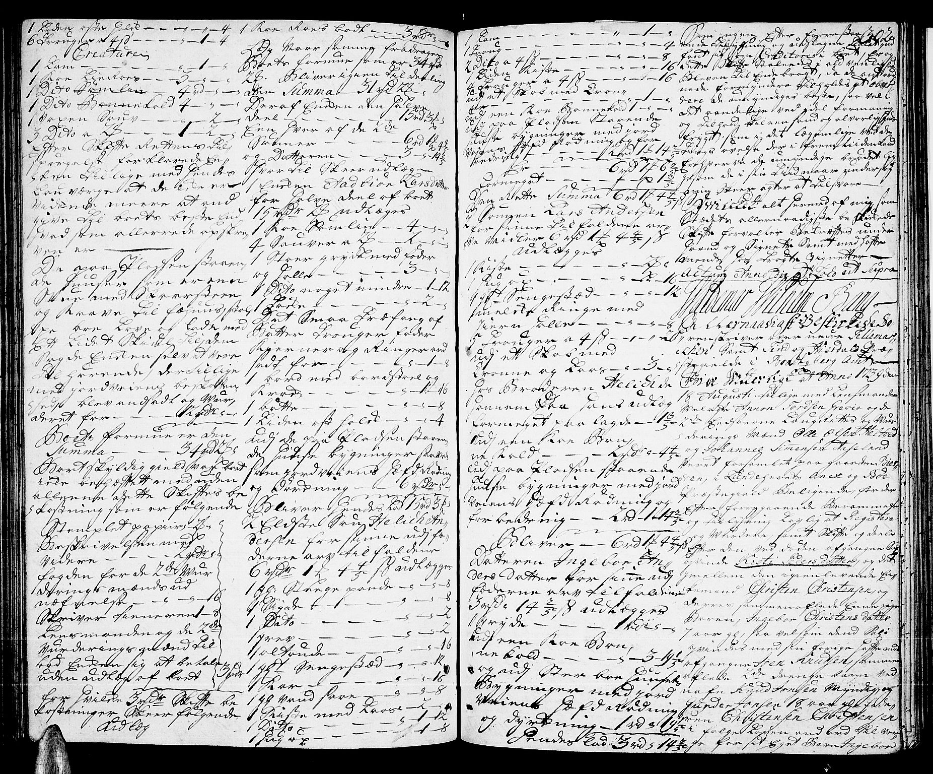 Nedre Telemark sorenskriveri, AV/SAKO-A-135/H/Hb/Hba/L0011: Skifteprotokoll, 1736-1740, p. 301b-302a
