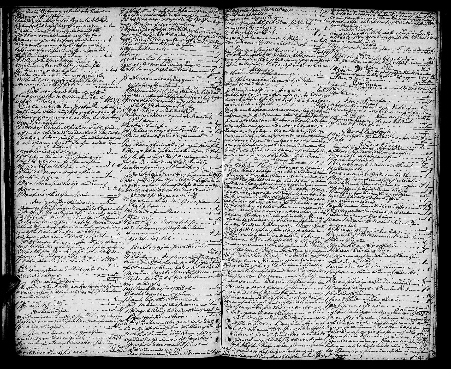 Salten sorenskriveri, AV/SAT-A-4578/1/3/3A/L0011: Skifteprotokoll 7a, 1766-1767, p. 11b-12a