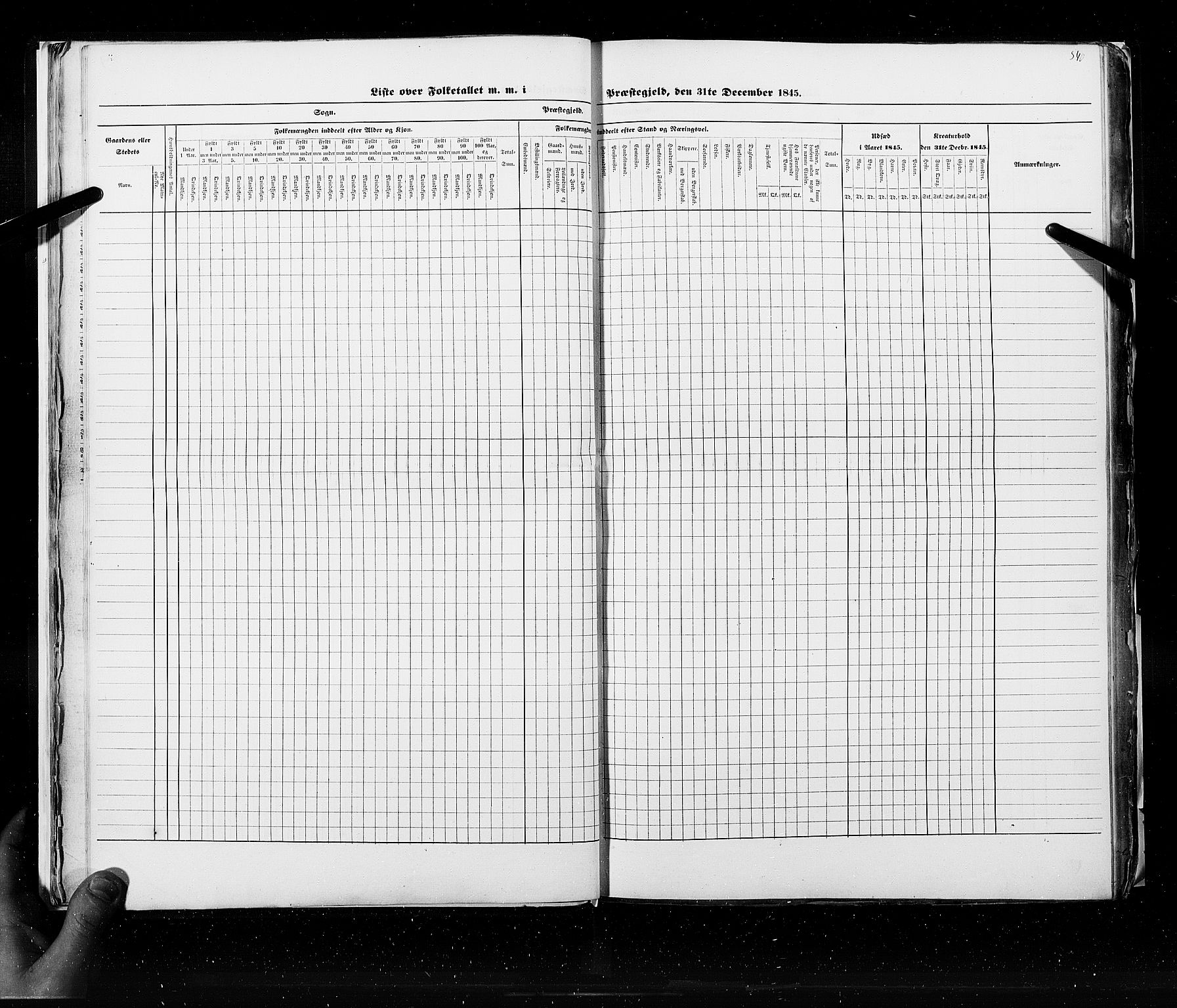 RA, Census 1845, vol. 9C: Finnmarken amt, 1845, p. 540