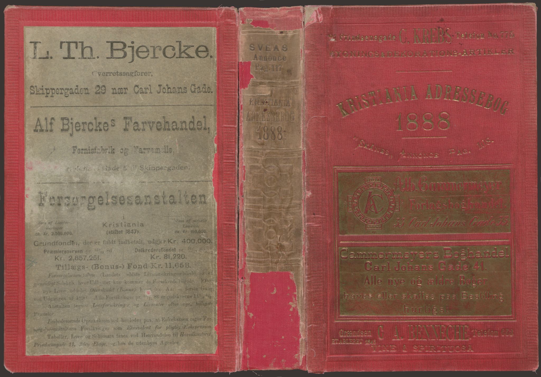 Kristiania/Oslo adressebok, PUBL/-, 1888