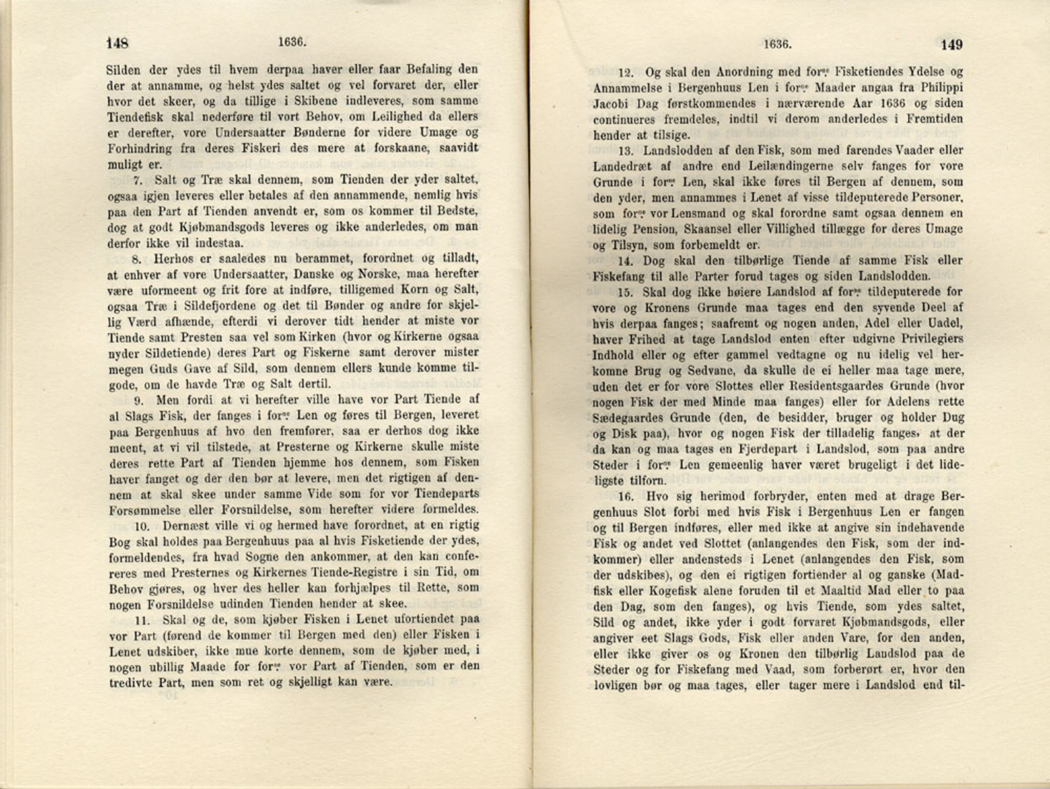 Publikasjoner utgitt av Det Norske Historiske Kildeskriftfond, PUBL/-/-/-: Norske Rigs-Registranter, bind 7, 1635-1640, p. 148-149